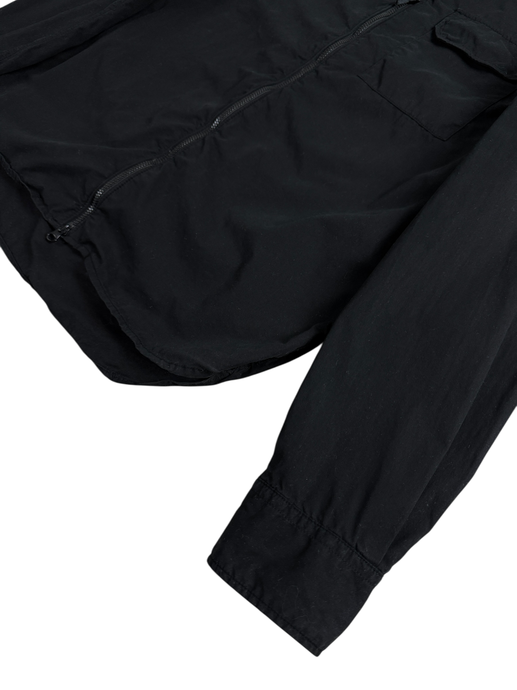 Surchemise C.P Company noir taille S - Logo et étiquette