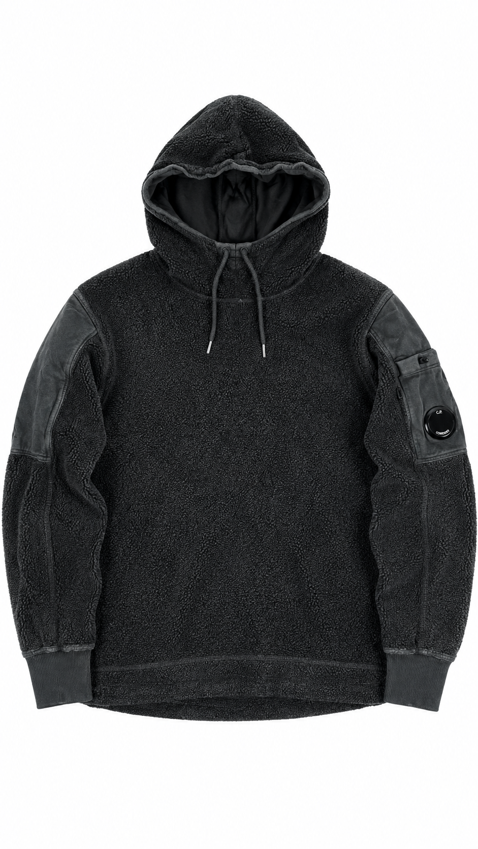 Sweat à Capuche C.P Company Sherpa gris taille M, seconde main authentifiée NB08 — vue 1