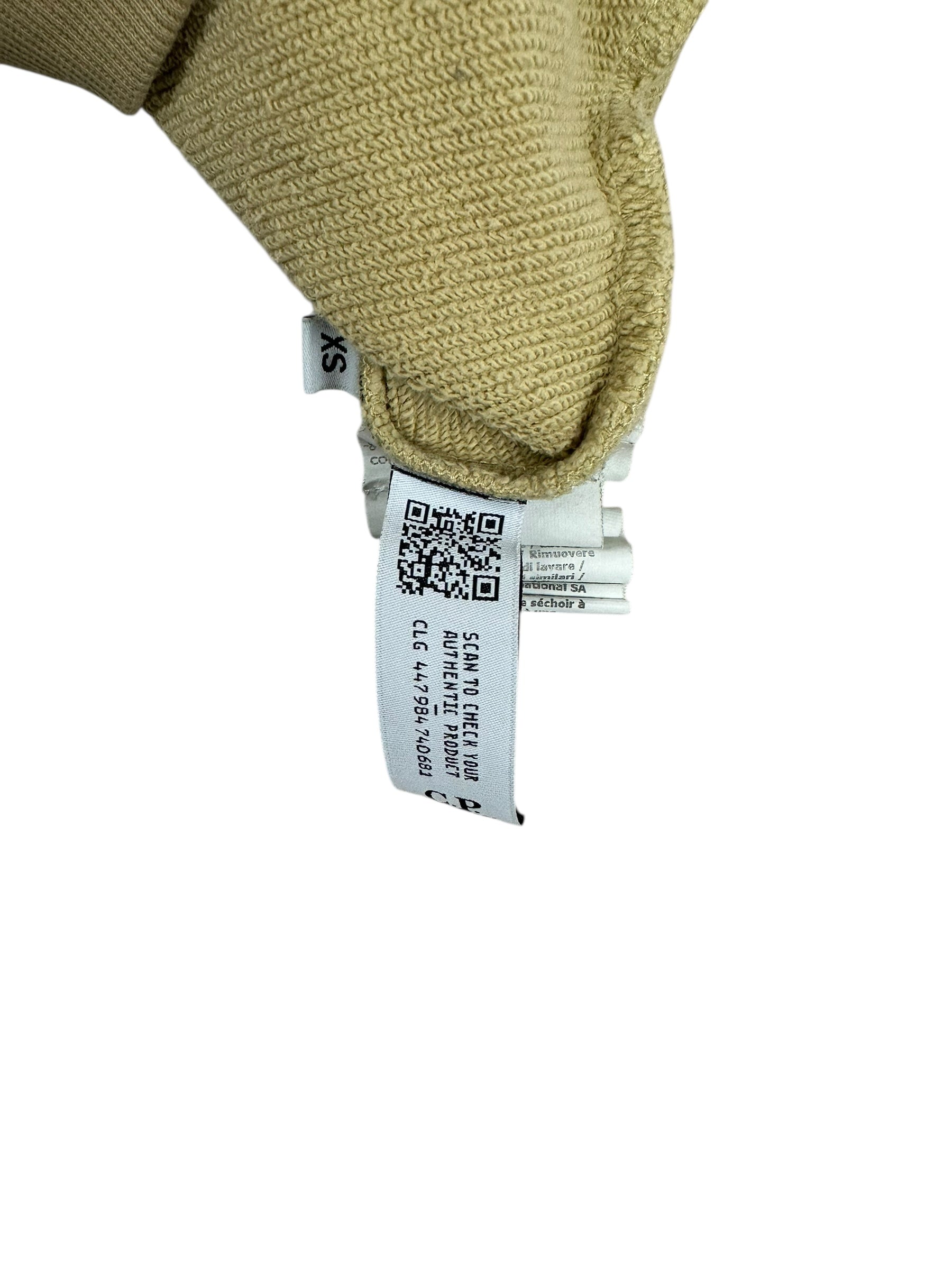 Sweat C.P Company beige taille XS - Logo et étiquette