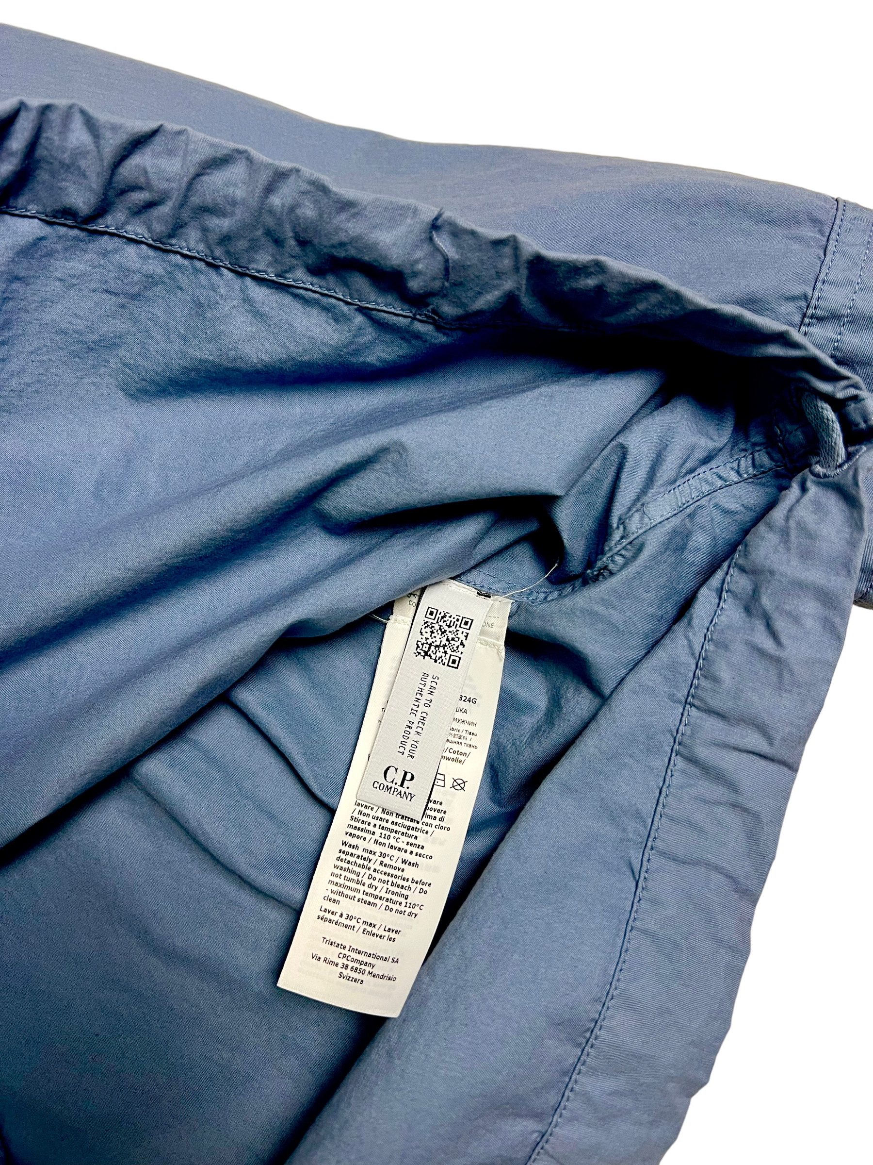 Sweat C.P Company bleu taille L - Détail