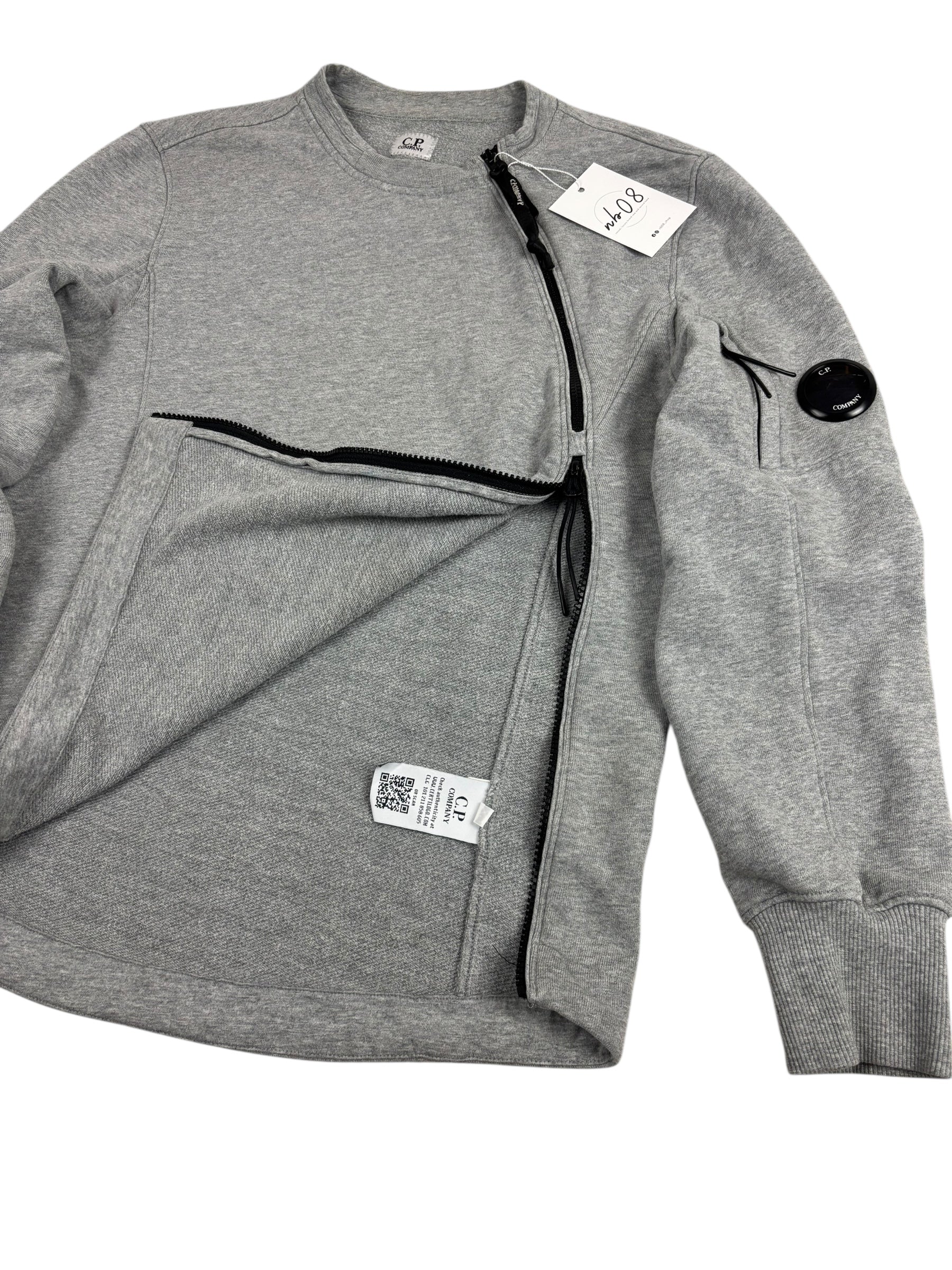 Sweat C.P Company gris taille XS - Détail