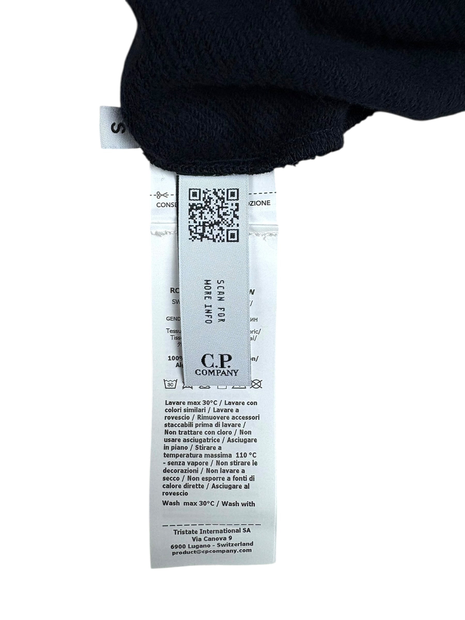 Sweat C.P Company marine taille S - Détail