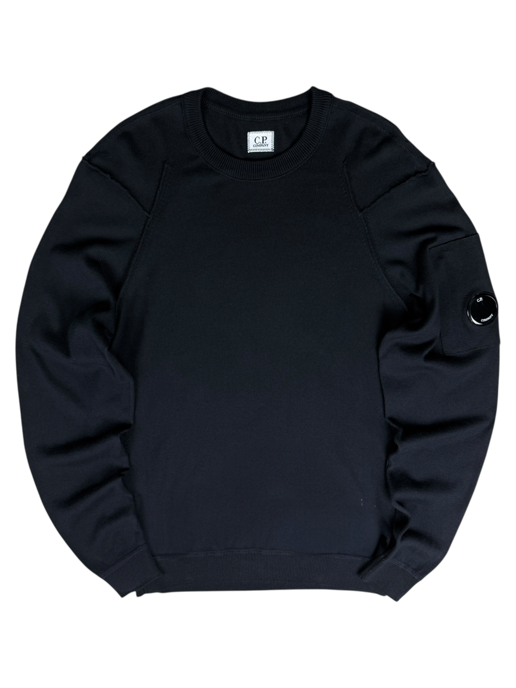 Sweat C.P Company marine taille S - Vue de face
