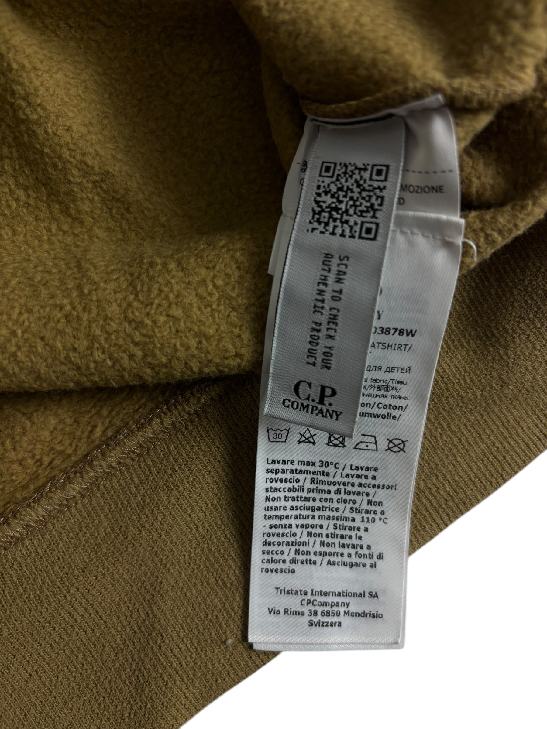 Sweat C.P Company marron taille XS - Vue 6
