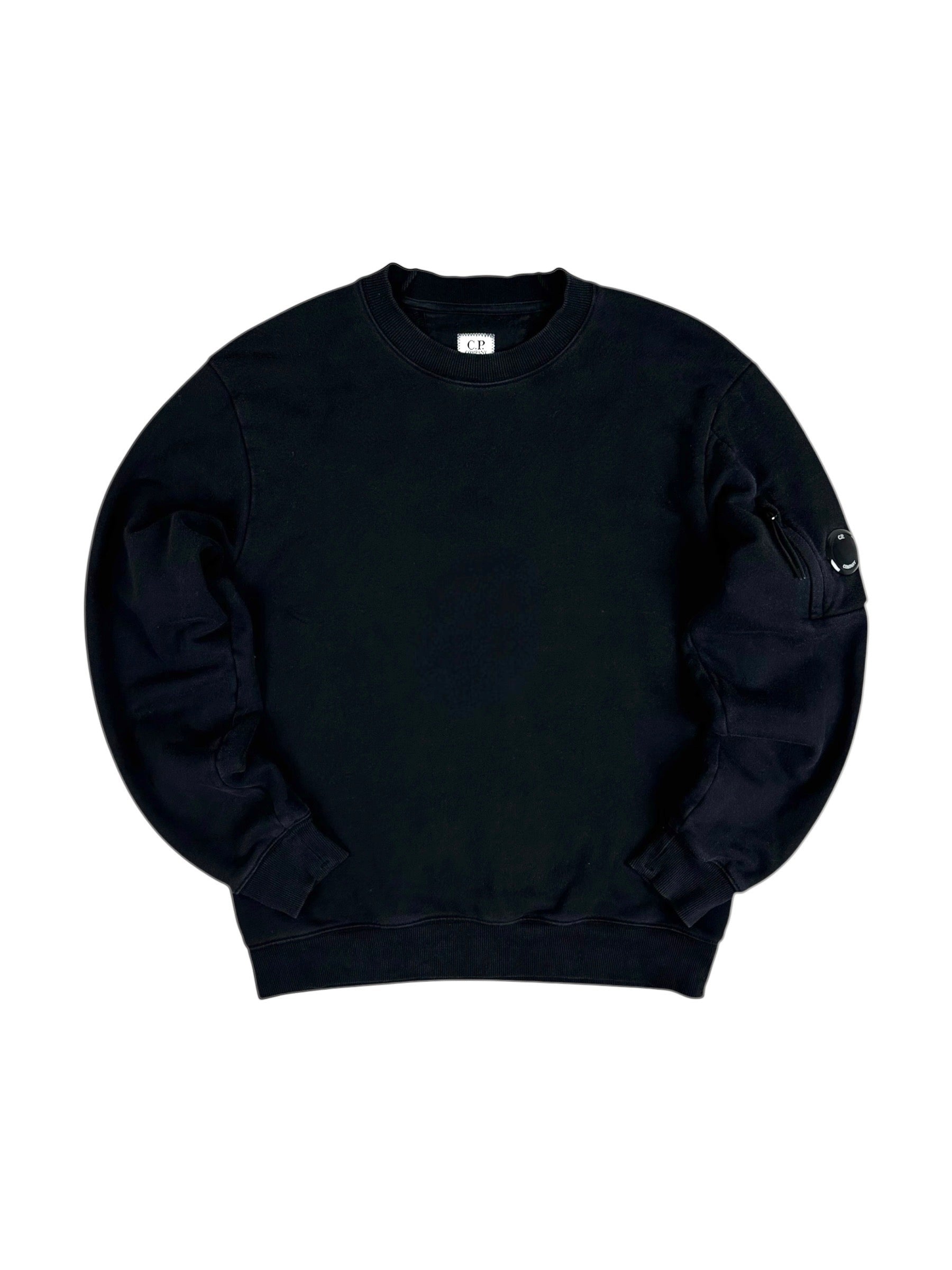 Sweat C.P Company noir taille M - Vue de face