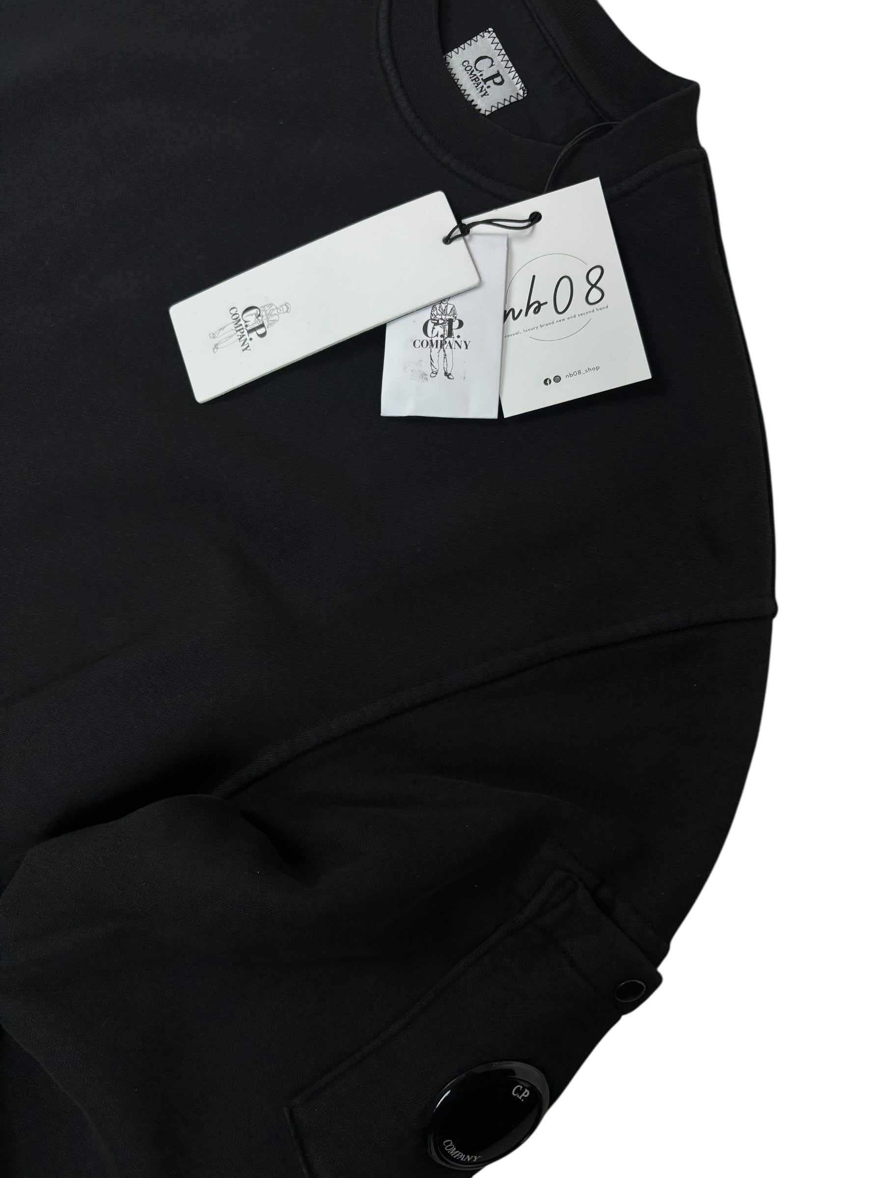 Sweat C.P Company noir taille S - Détail