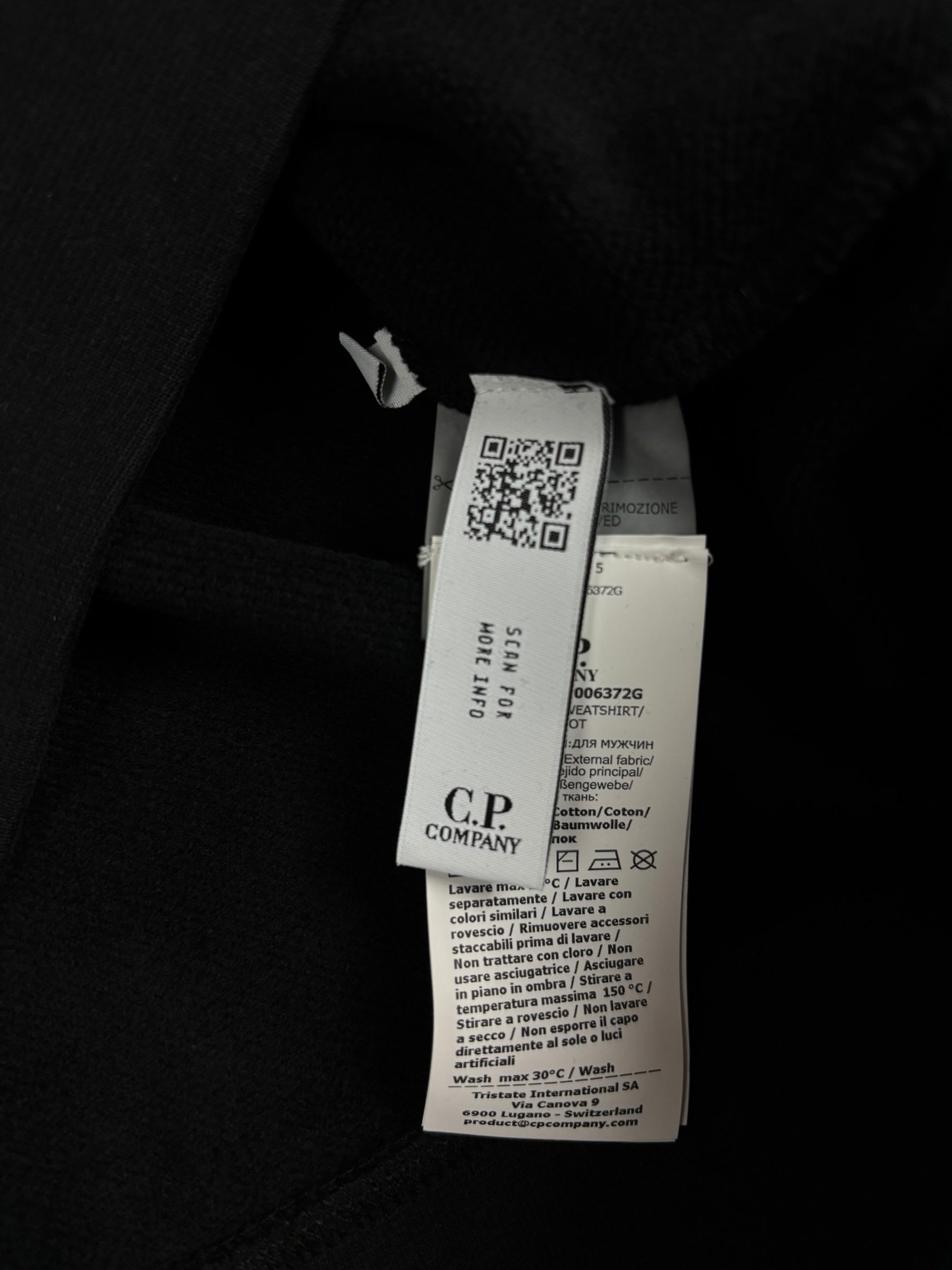 Sweat C.P Company noir taille S - Vue de dos