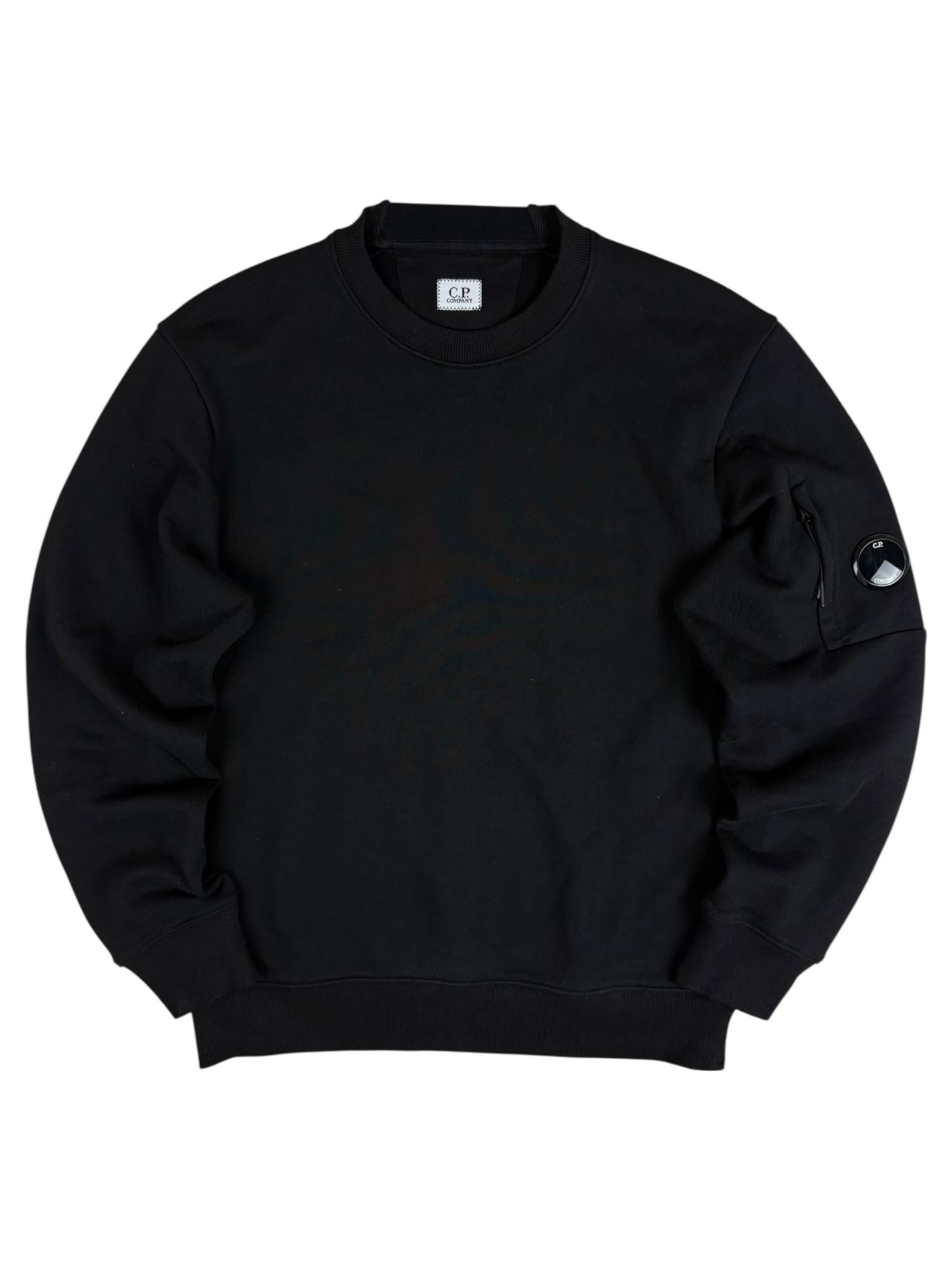 Sweat C.P Company noir taille S - Vue de face
