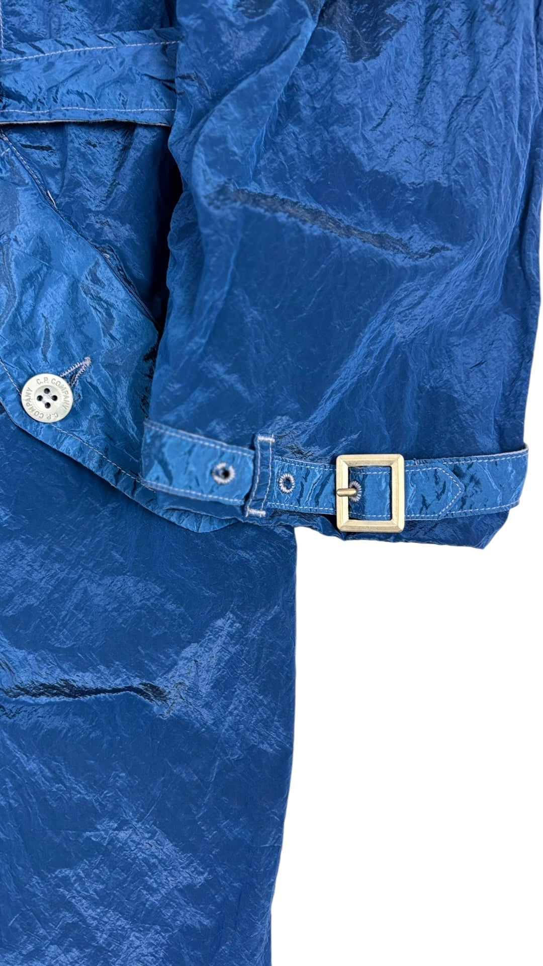 Trench Coat C.P Company bleu taille 14 ans - Détail