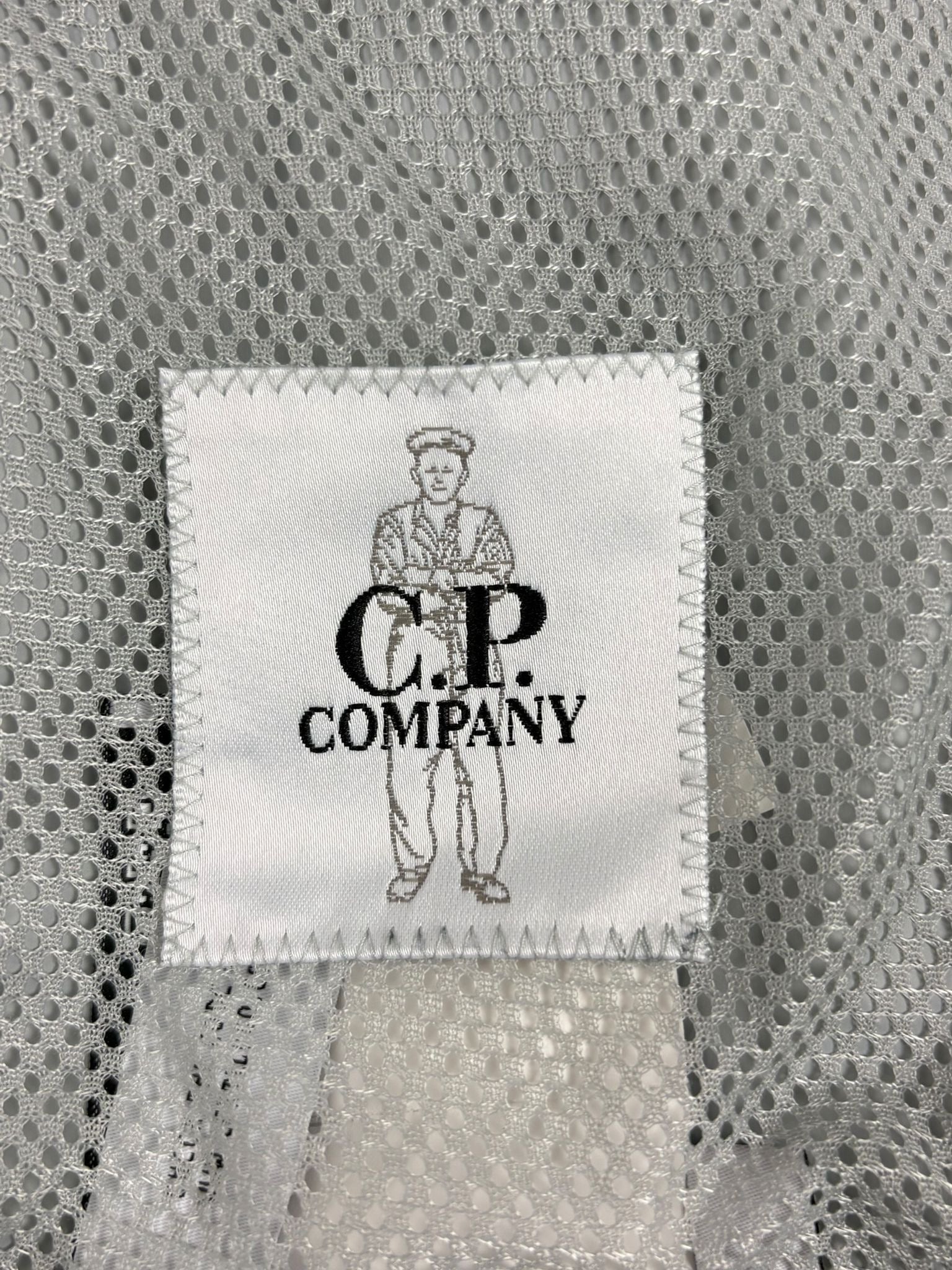 Veste C.P Company bleu taille 12 ans - Logo et étiquette