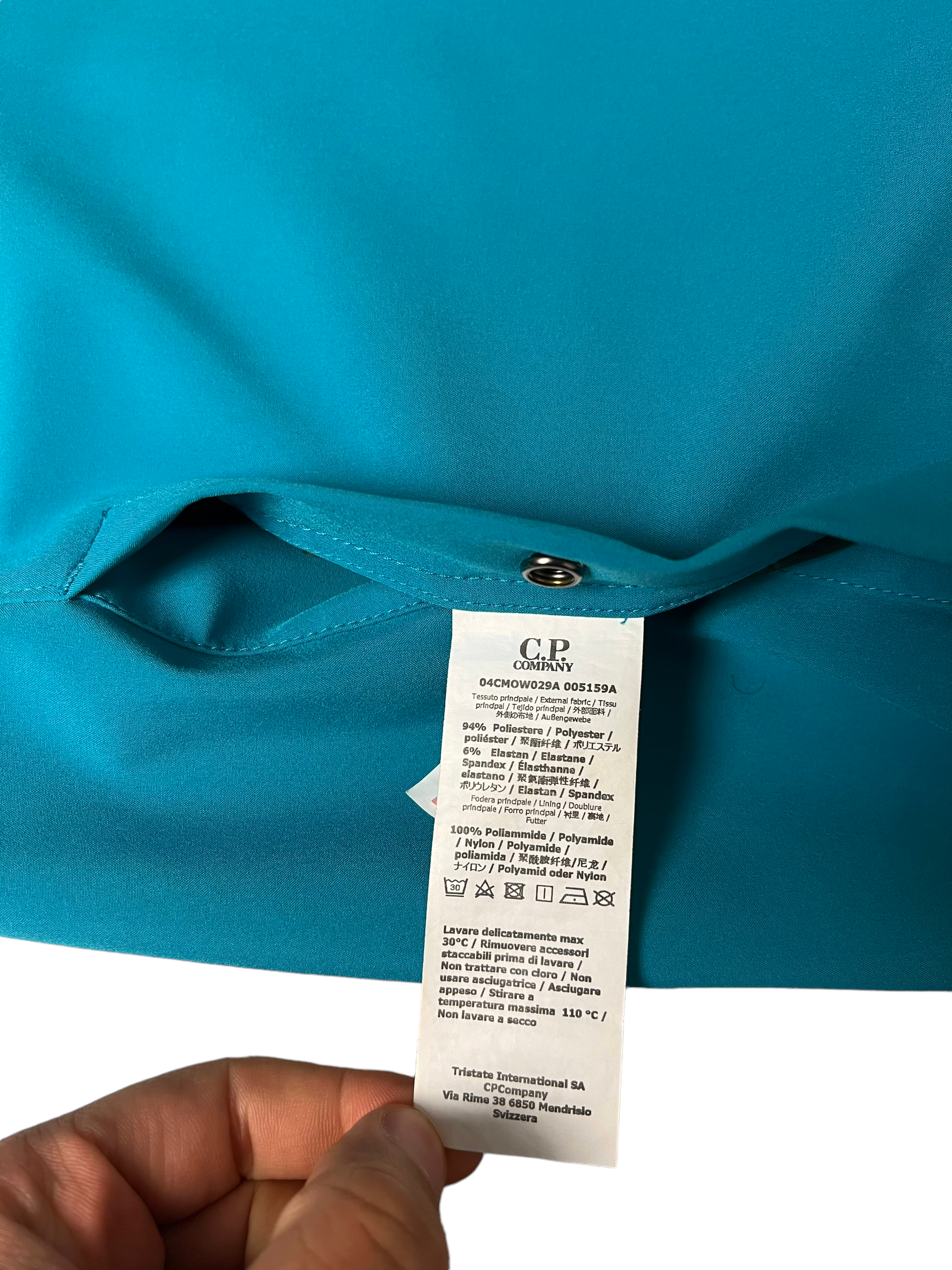 Veste C.P Company bleu taille L - Vue 7