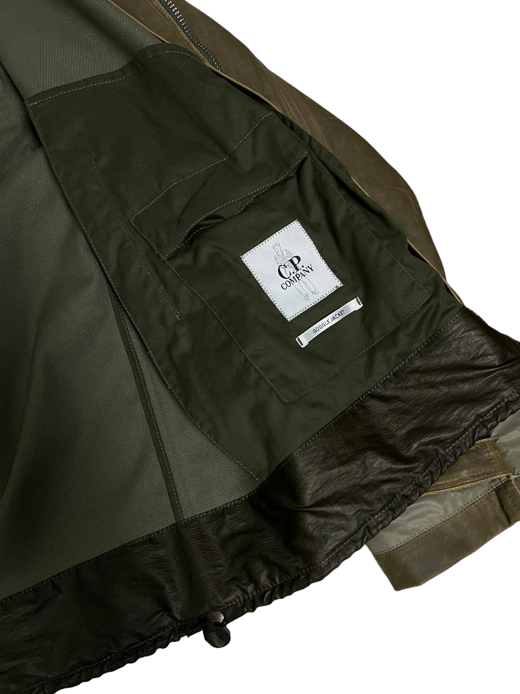 Veste C.P Company kaki taille L - Vue côté