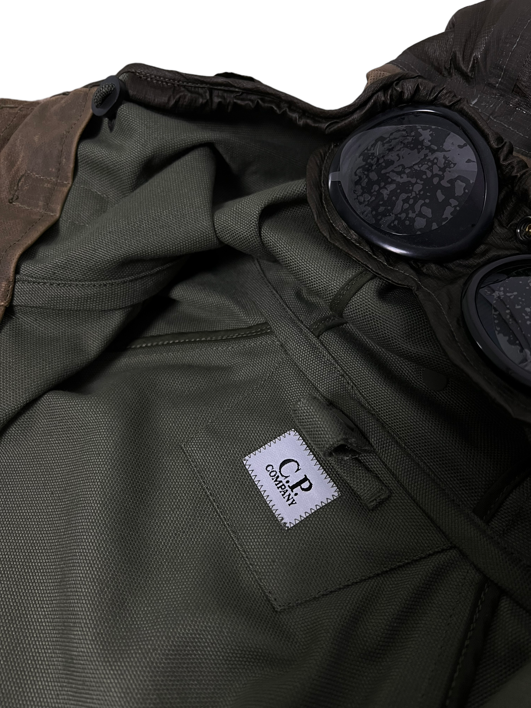Veste C.P Company kaki taille L - Vue de dos
