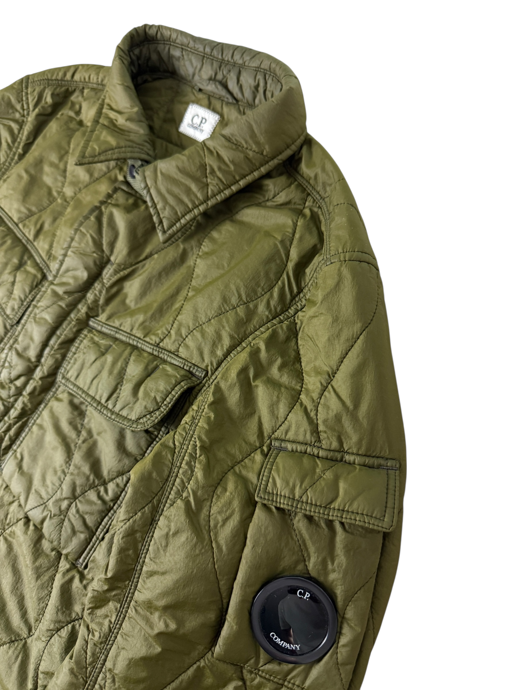 Veste C.P Company kaki taille M - Détail