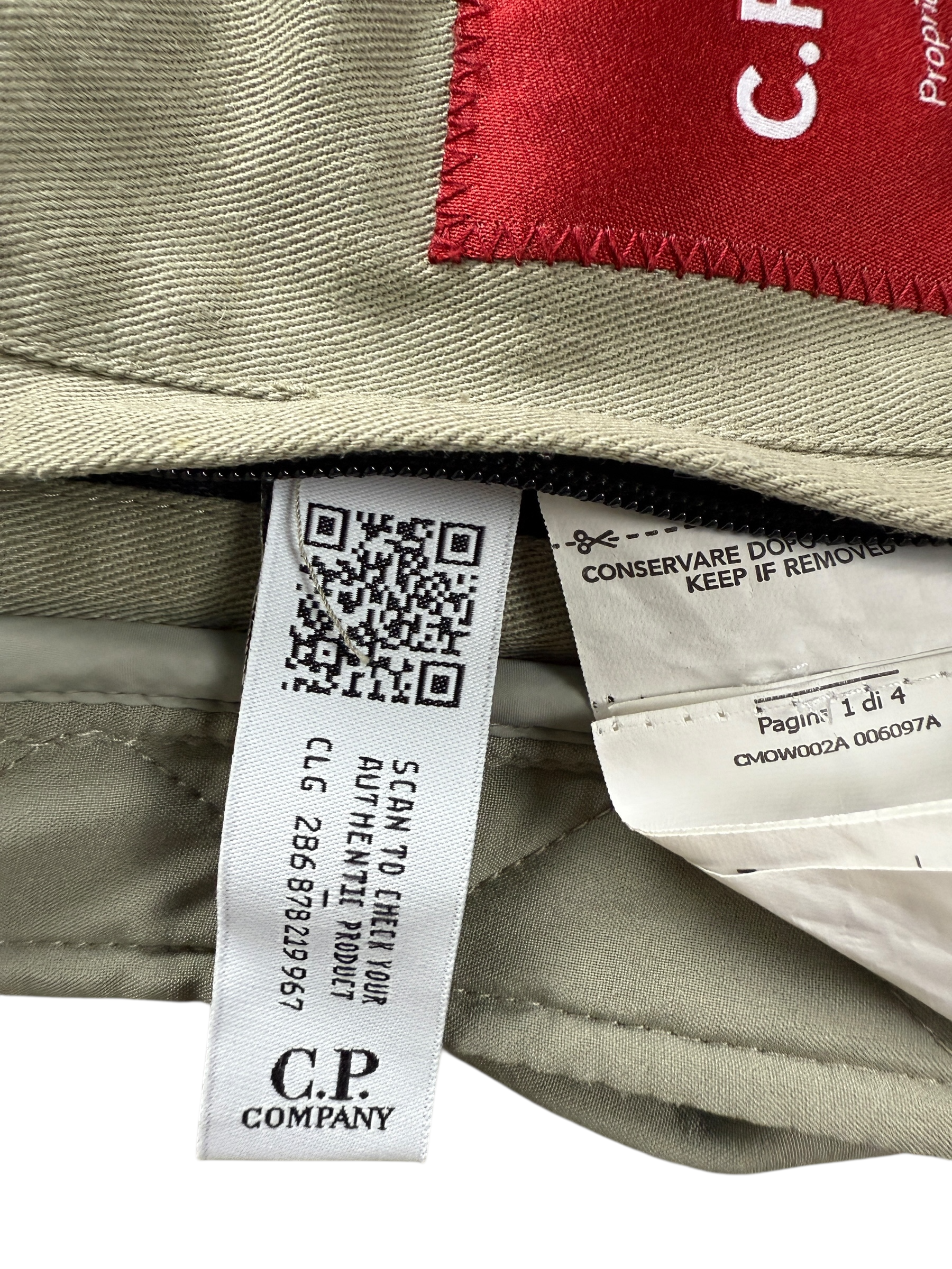 Veste C.P Company kaki taille XL - Vue 6