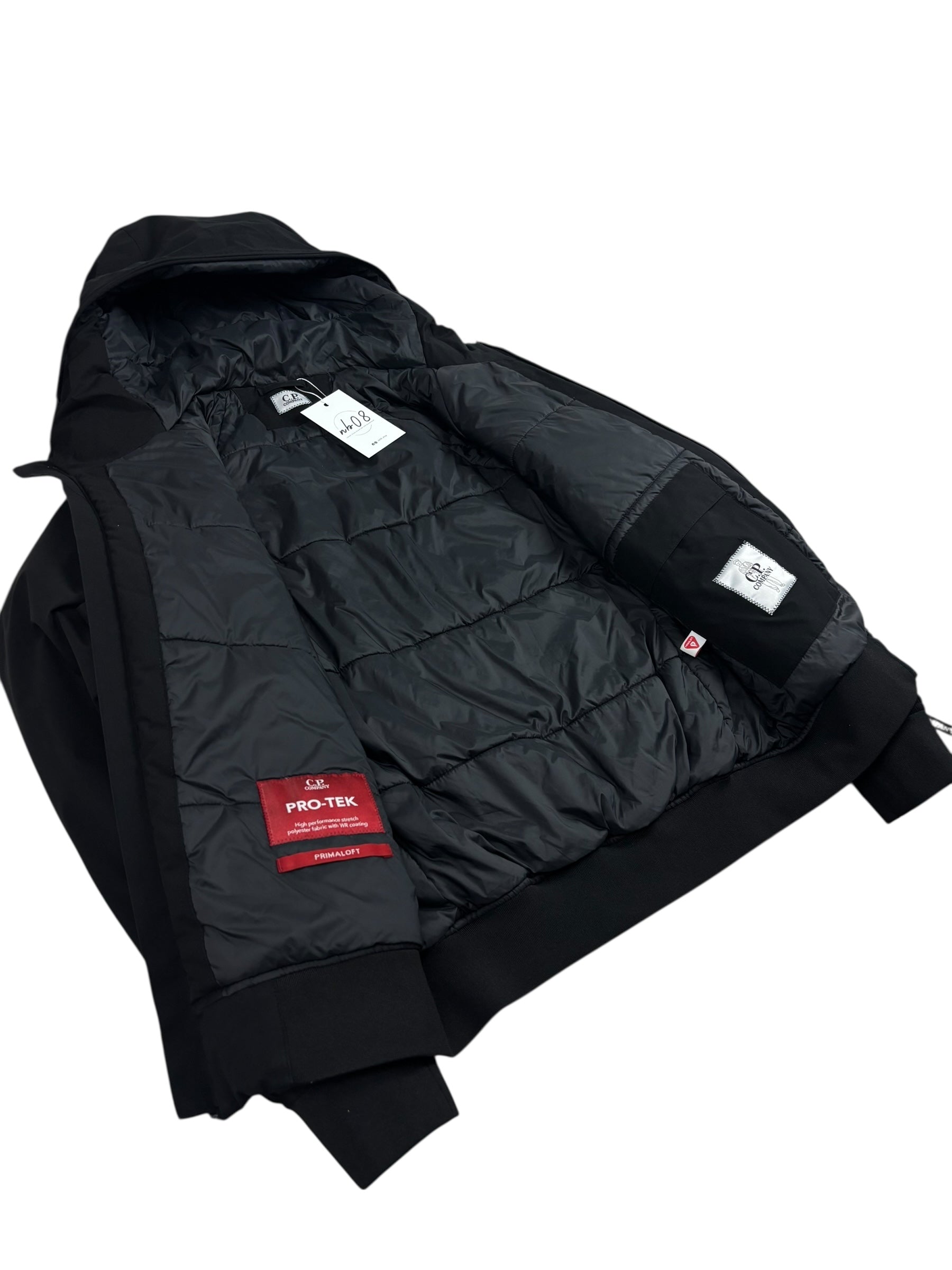 Veste C.P Company noir taille 44 - Logo et étiquette