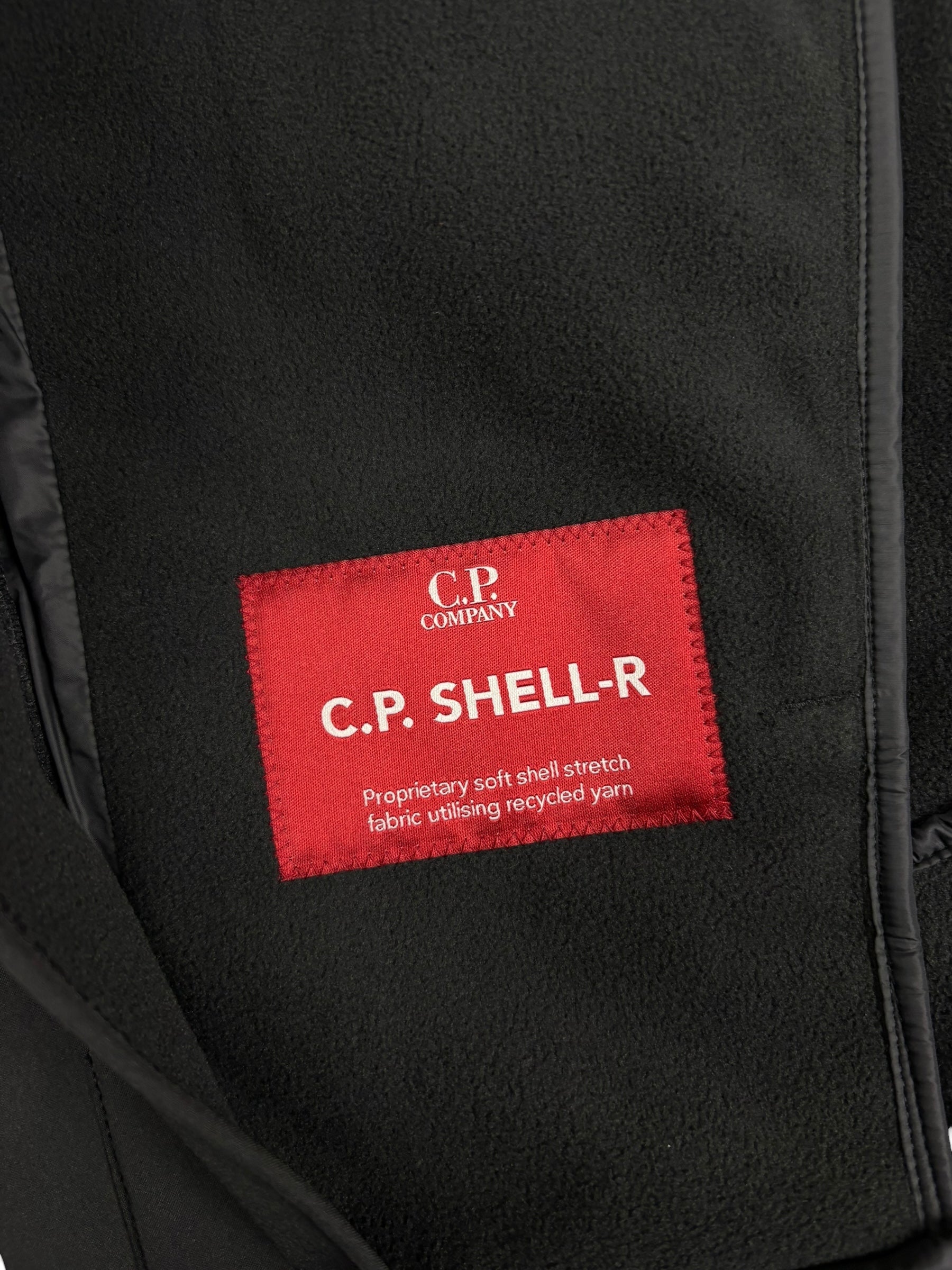 Veste C.P Company noir taille S - Logo et étiquette