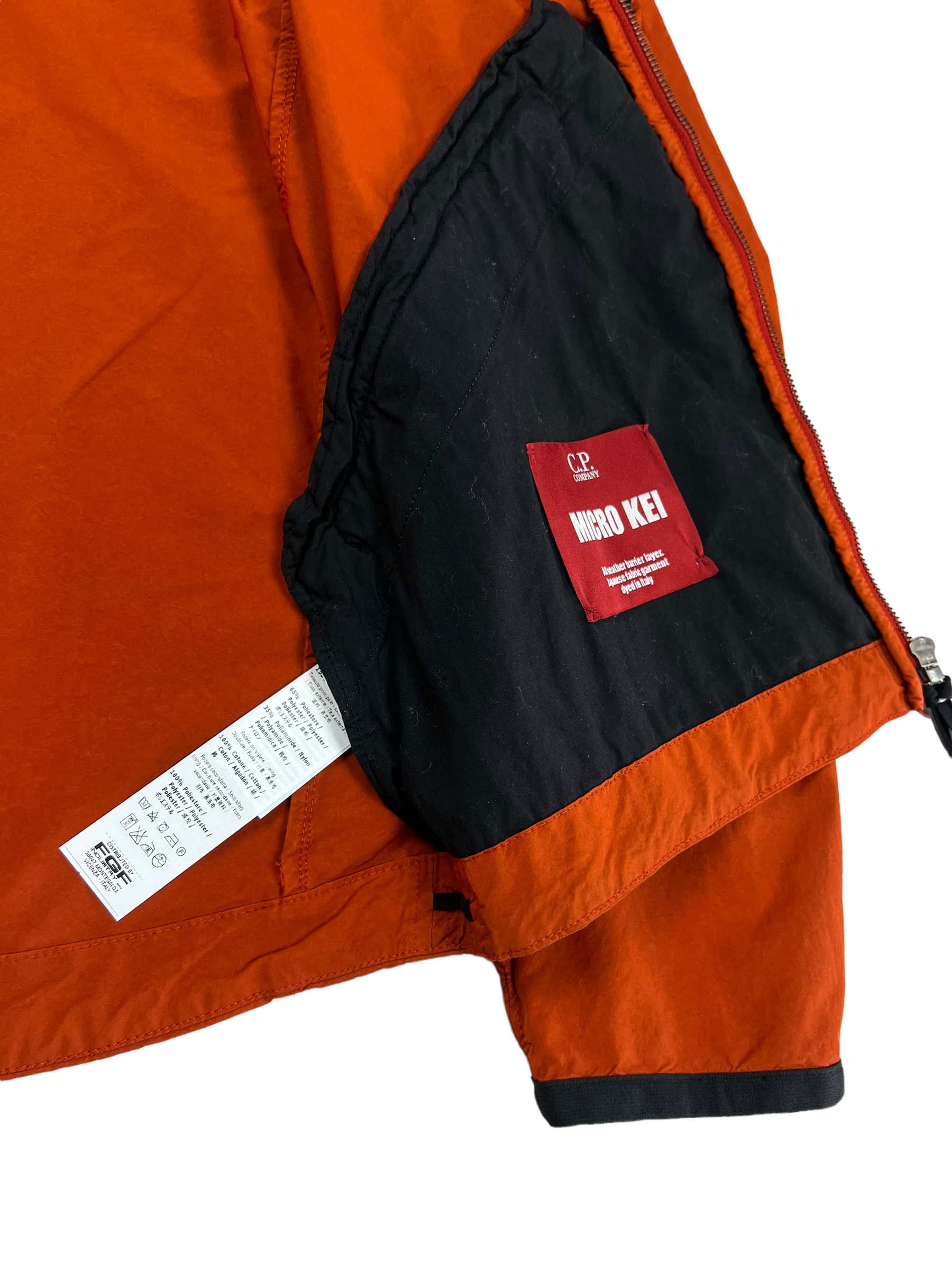Veste C.P Company orange taille L - Détail
