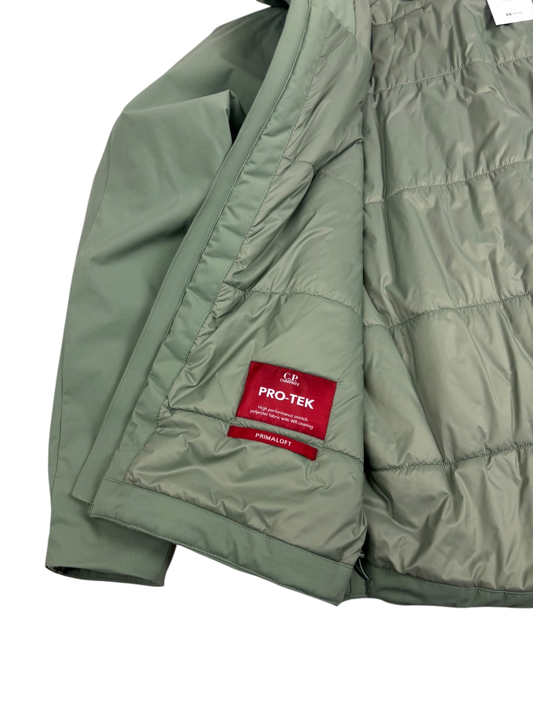Veste C.P Company vert taille S - Logo et étiquette