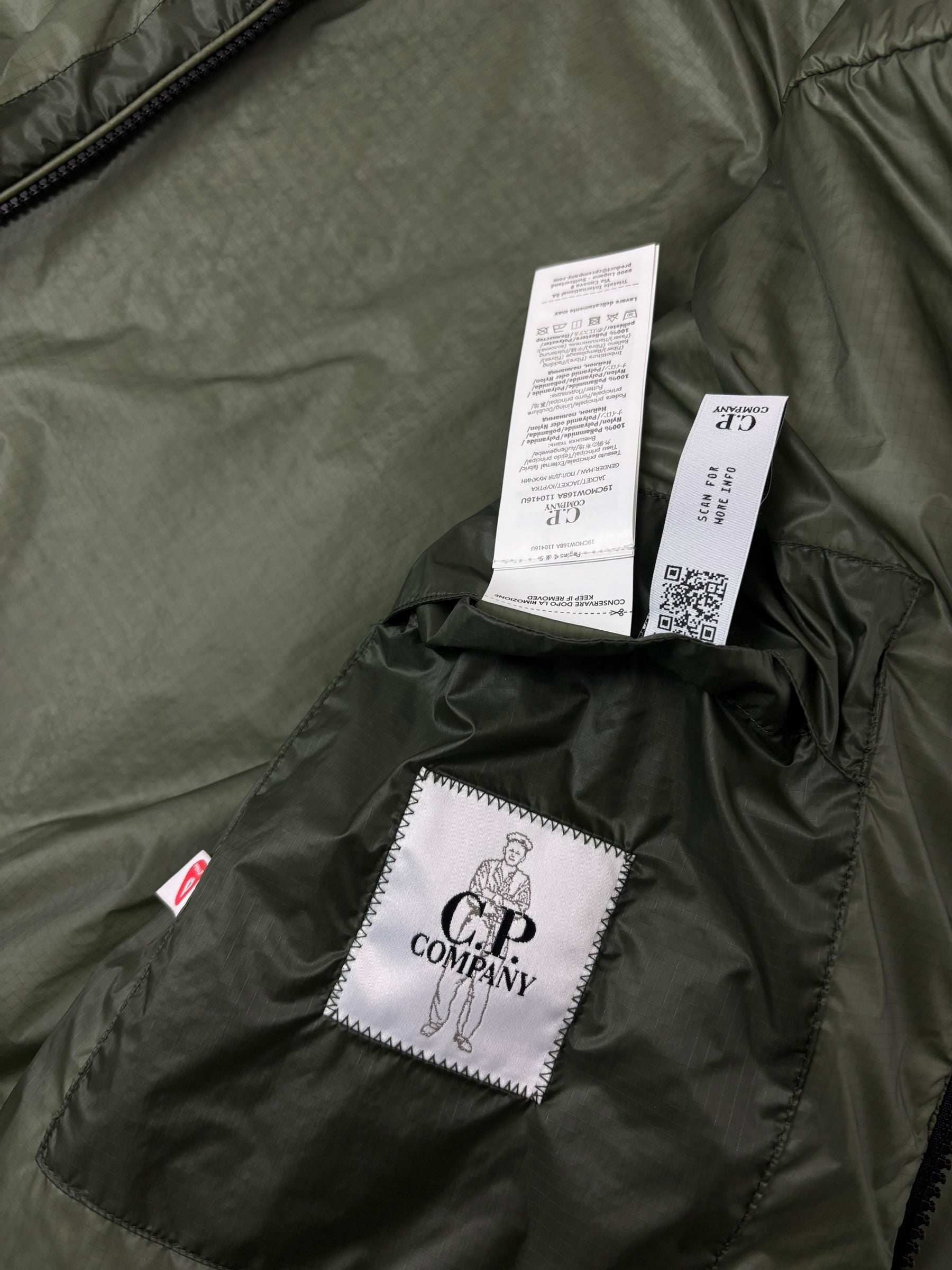 Veste C.P Company vert taille XS - Vue côté