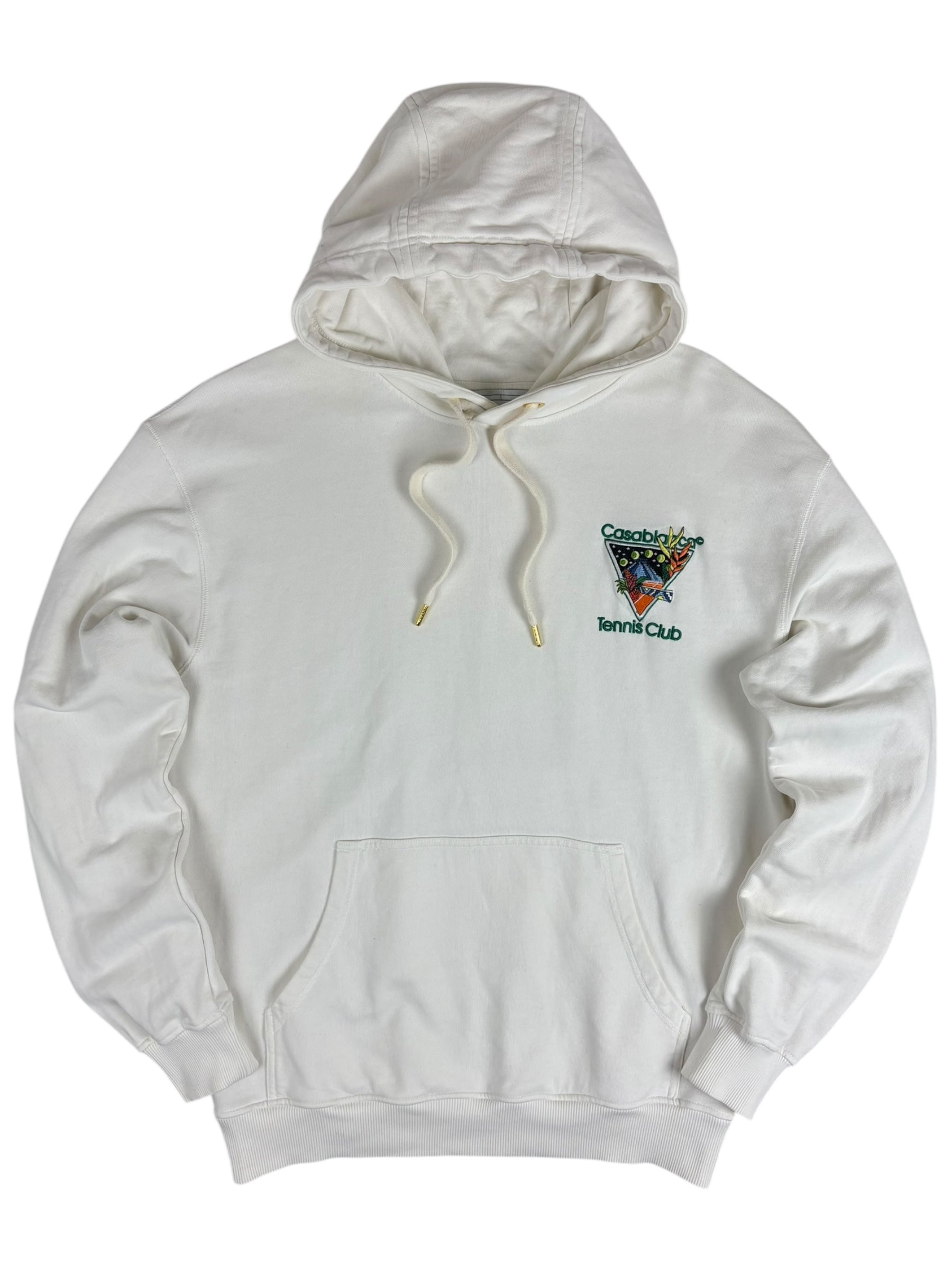 Hoodie Casablanca blanc taille S - Vue de face