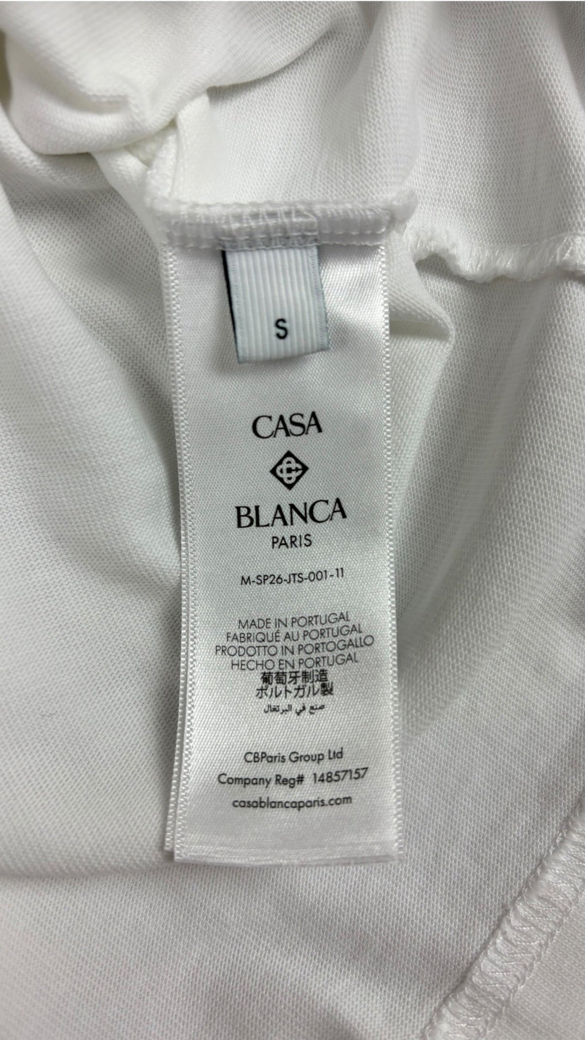 Tee-shirt Casablanca Dance Joy blanc taille S - vue 3
