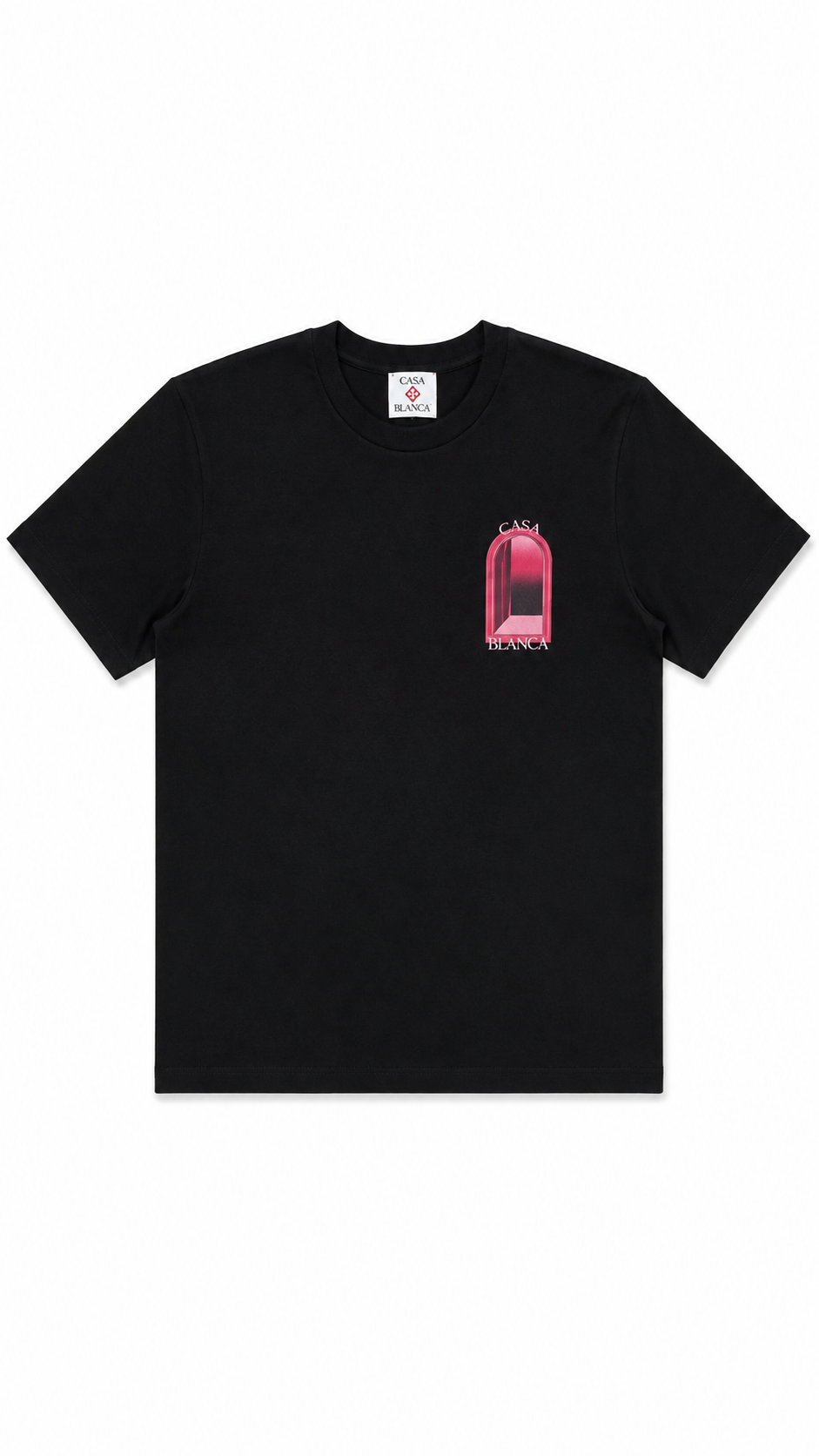 T-shirt Pink Arche Casablanca neuf, imprimé Arche rose sérigraphié — vue 1