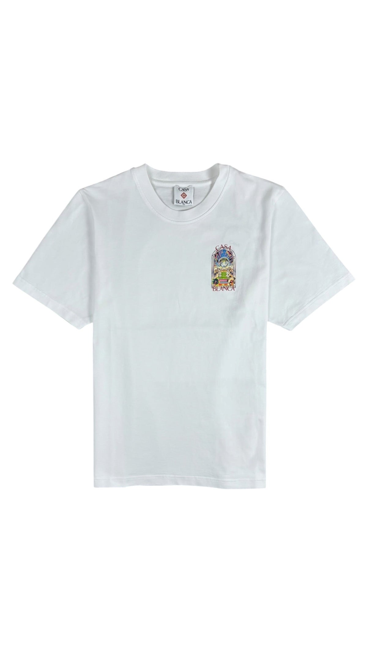 Tee-shirt Casablanca Tennis Landscape blanc, neuf — vue 1