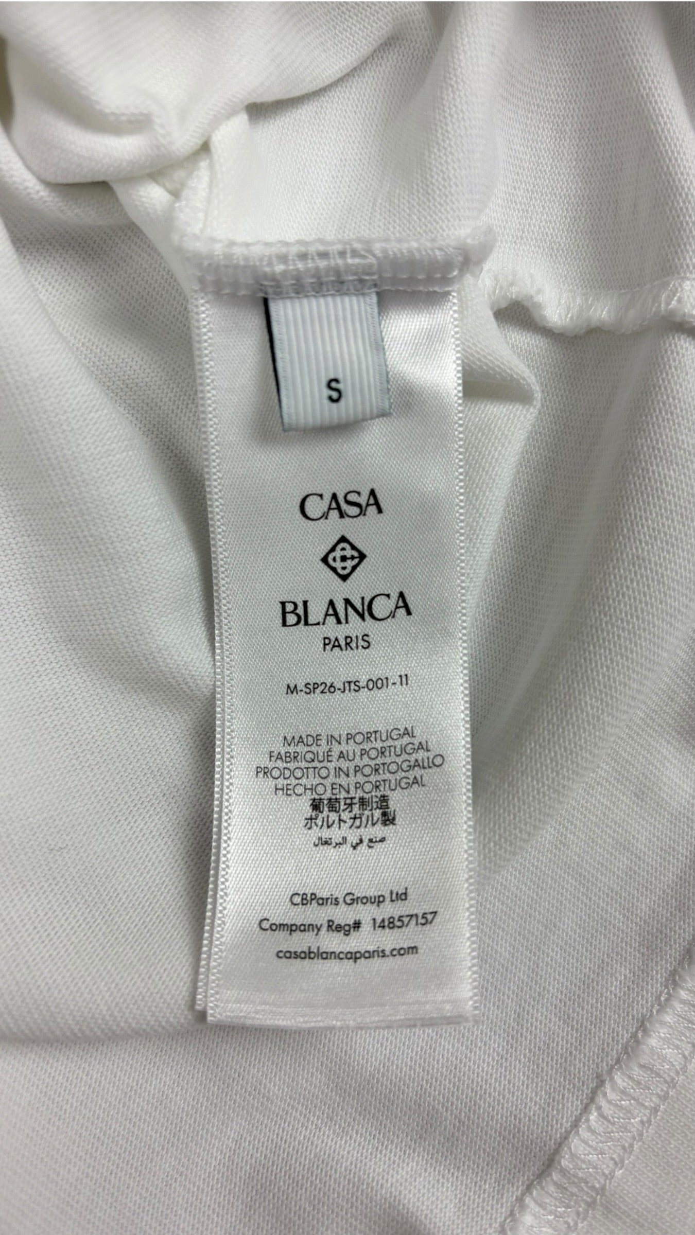 Veste Casablanca blanc taille S - Détail