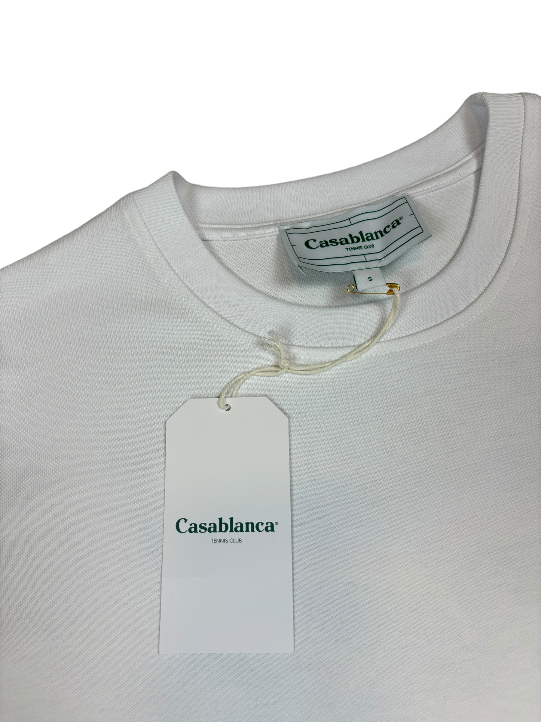 Veste Casablanca blanc taille S - Logo et étiquette