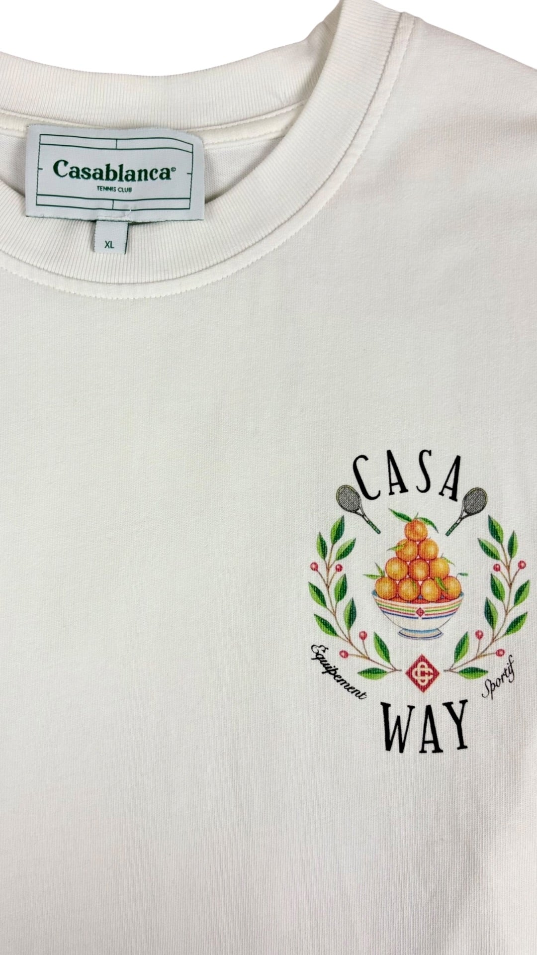 Veste Casablanca blanc taille XL - Détail