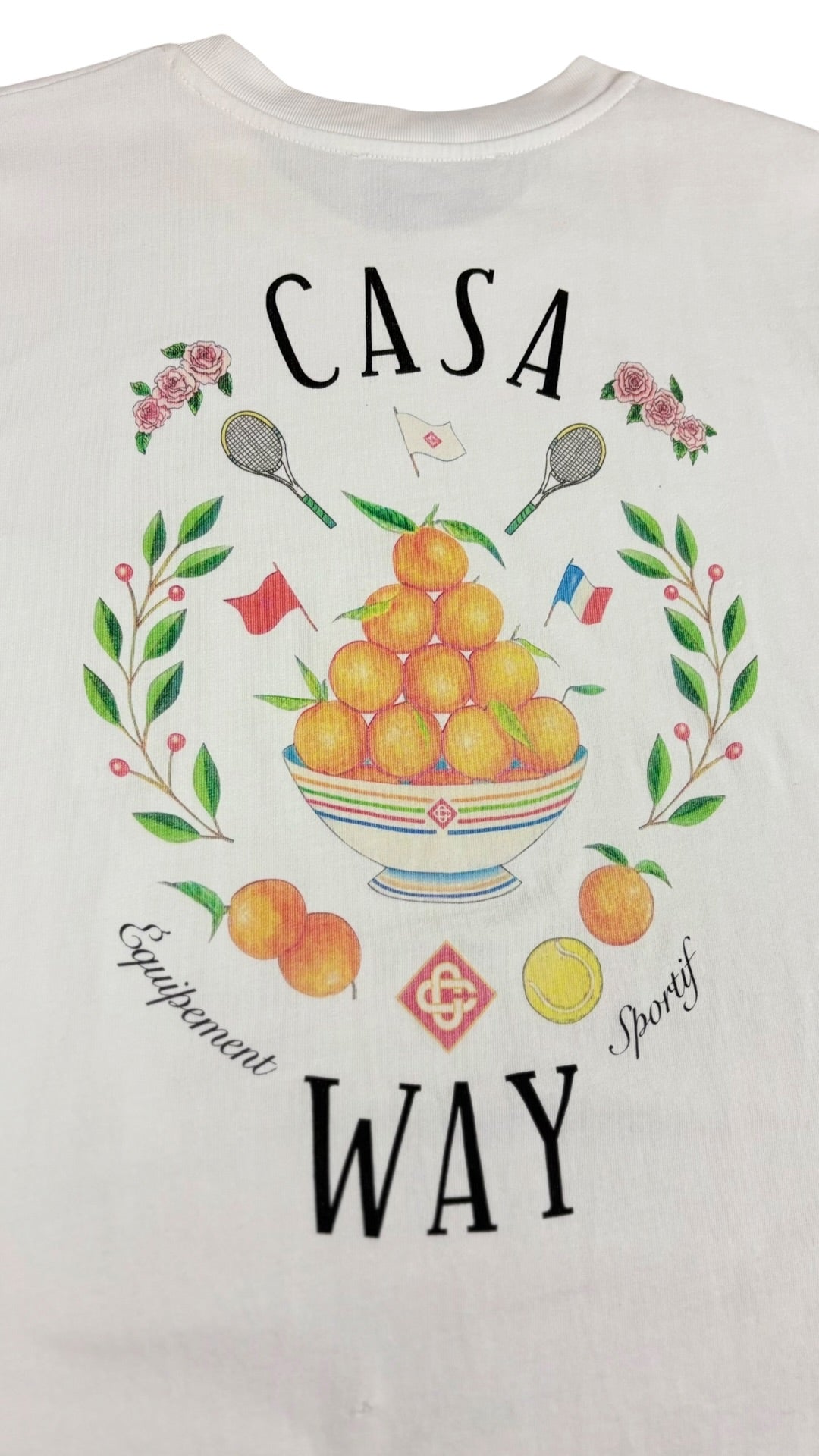 Veste Casablanca blanc taille XL - Vue de dos