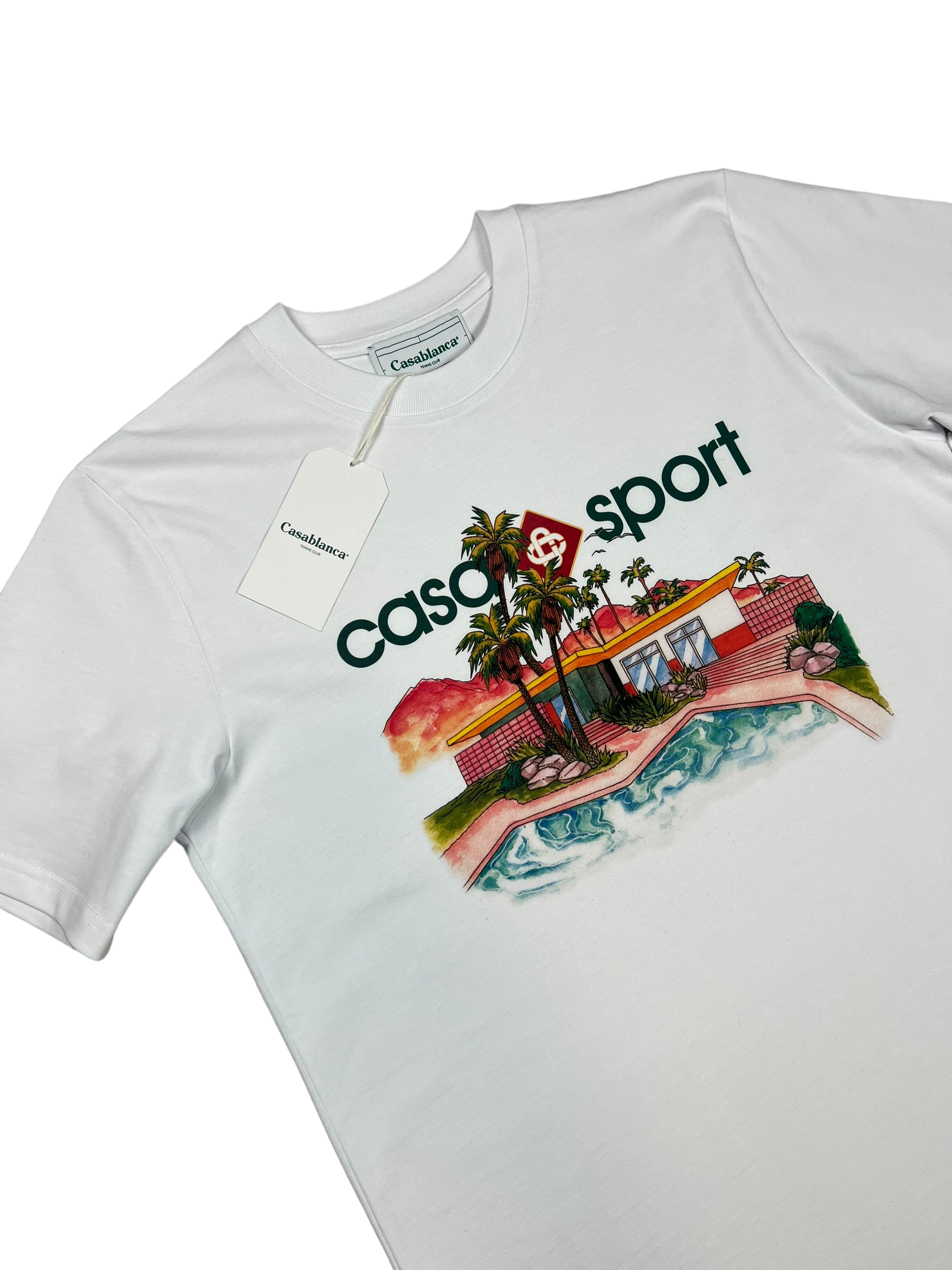 Veste Casablanca blanc taille XS - Logo et étiquette