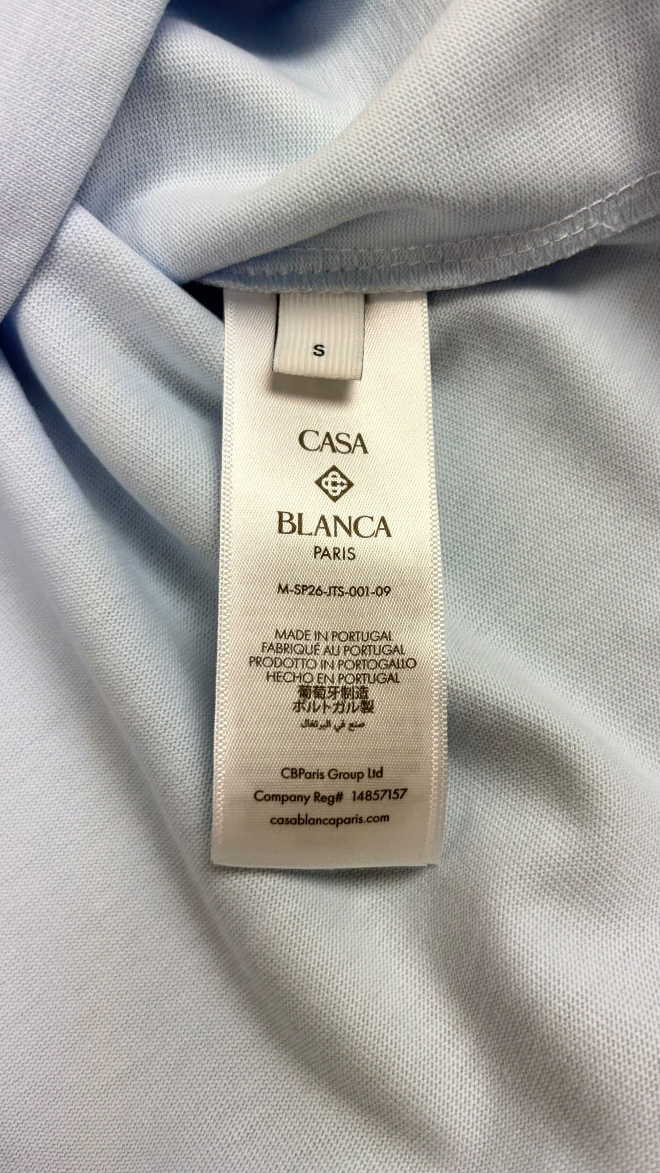 Veste Casablanca bleu taille S - Détail