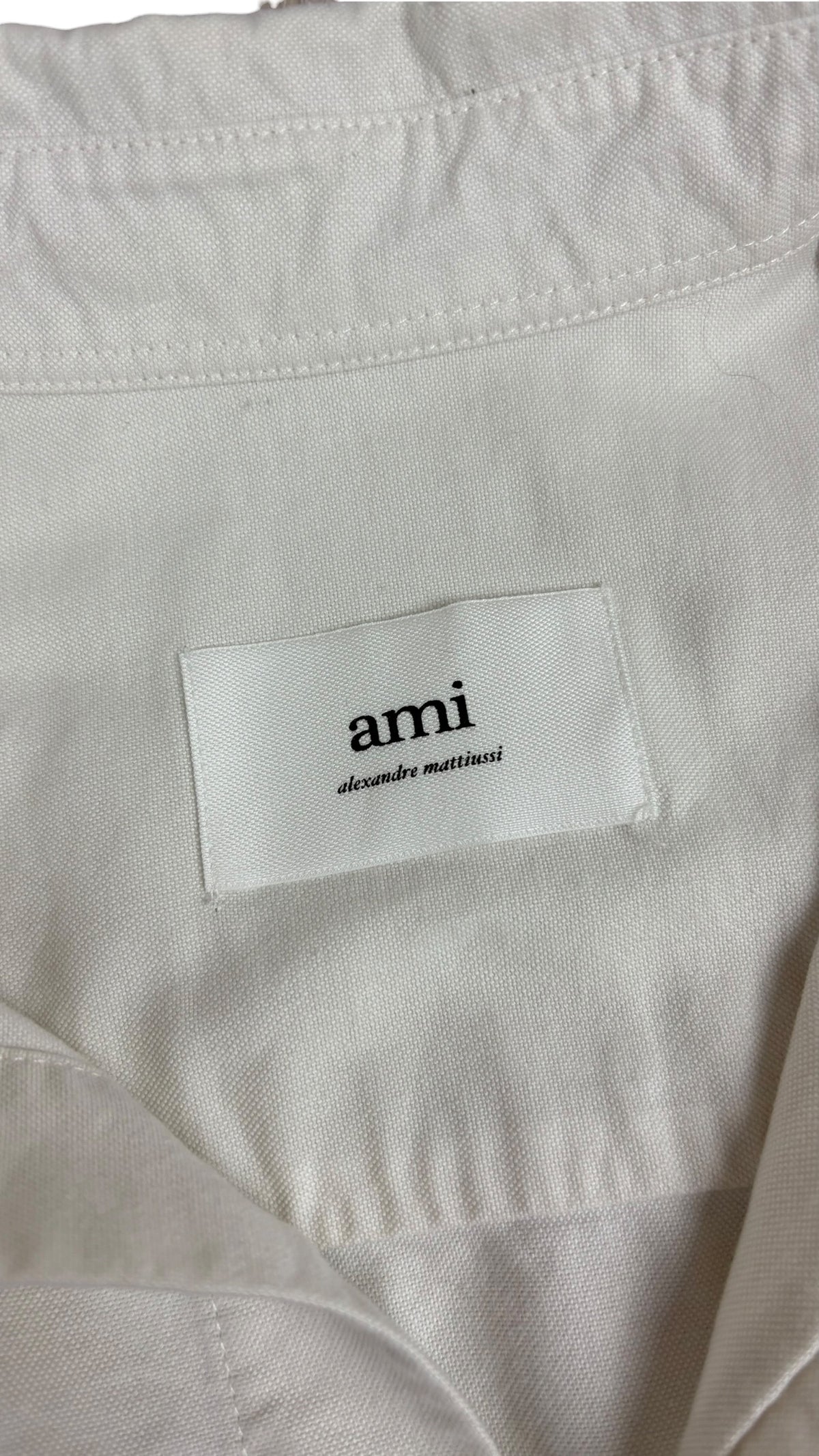 Chemise Ami Paris blanc taille S - vue 3/4
