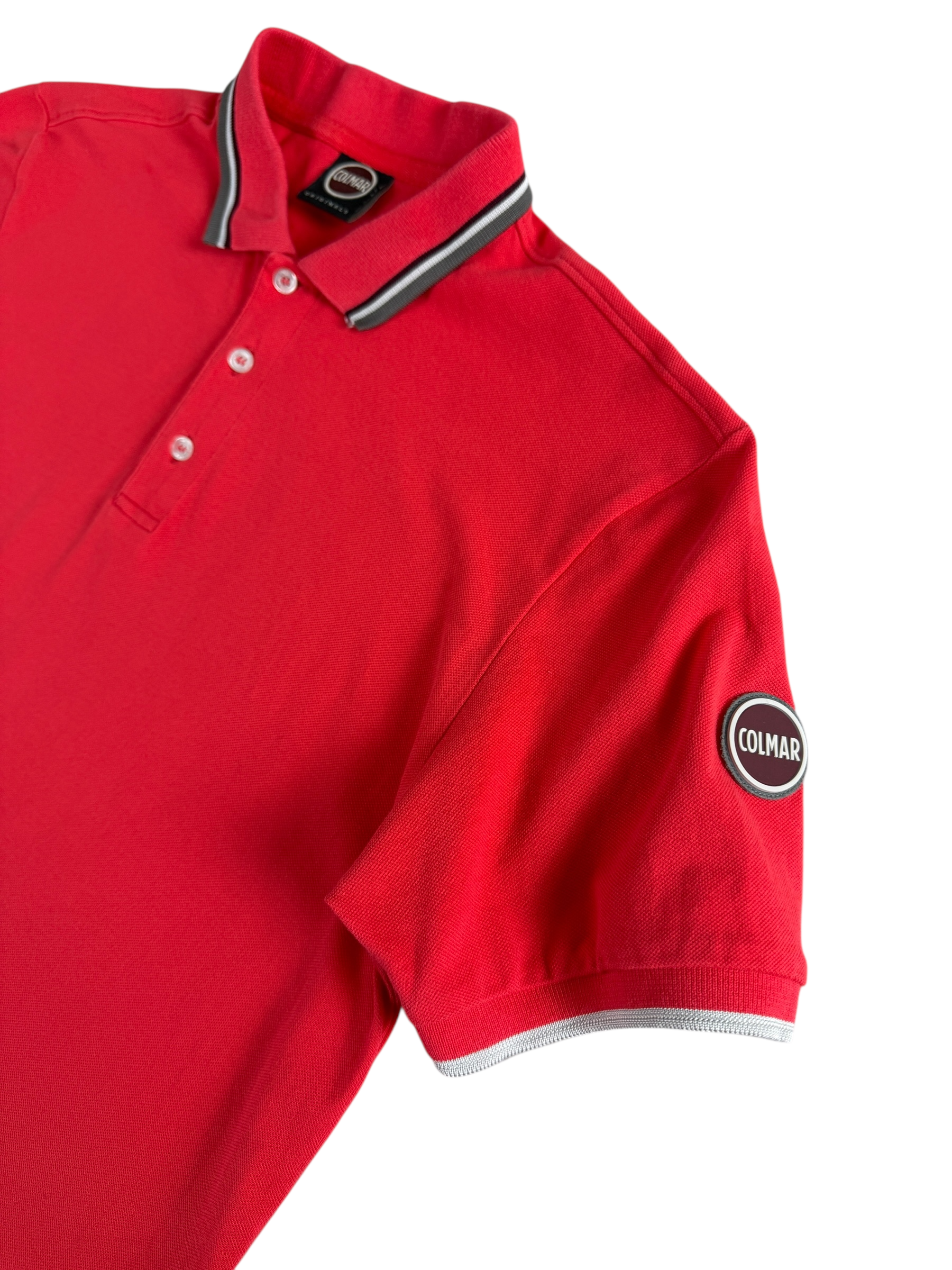 Polo Colmar rouge taille XS - Vue de dos