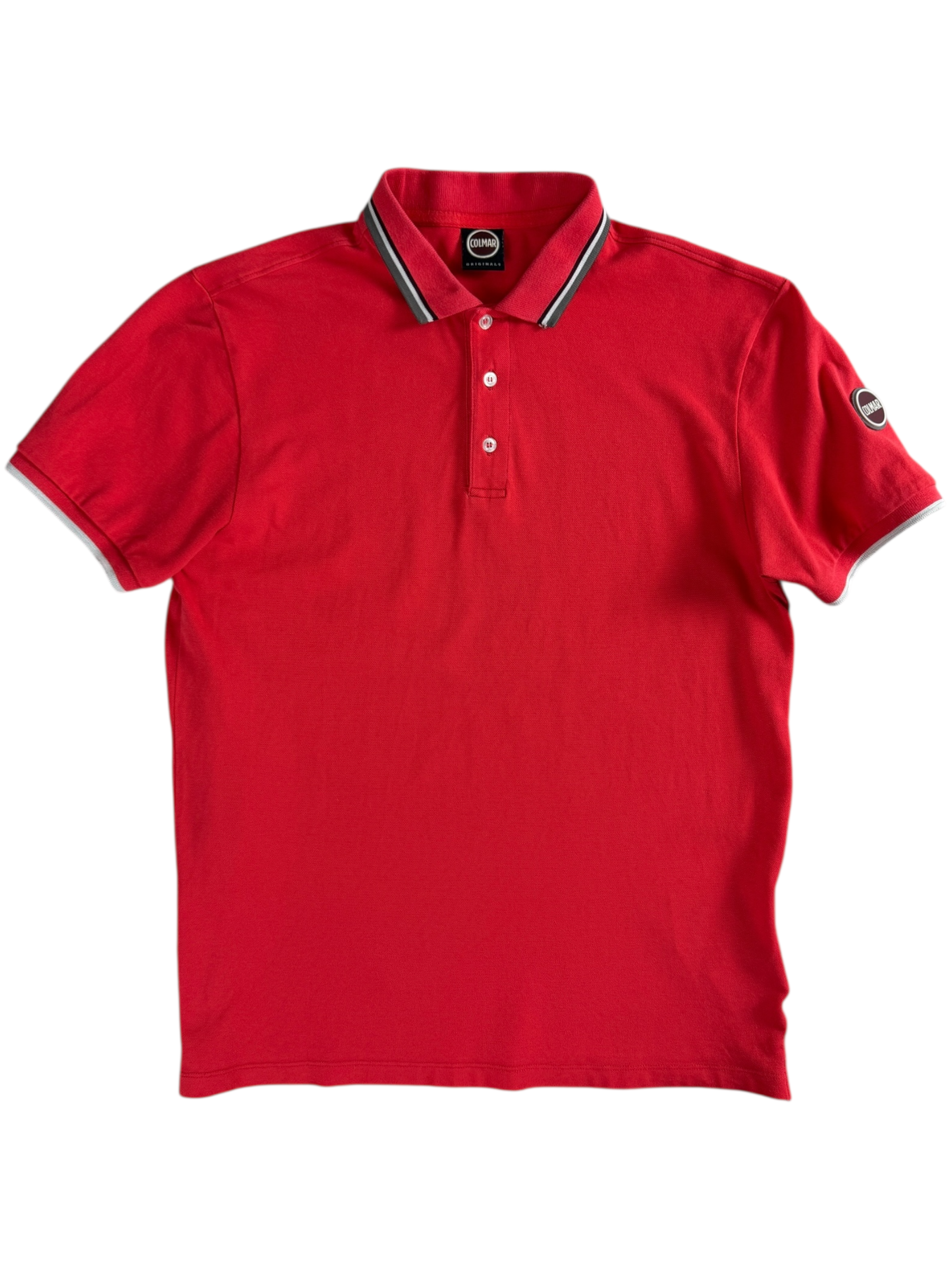 Polo Colmar rouge taille XS - Vue de face
