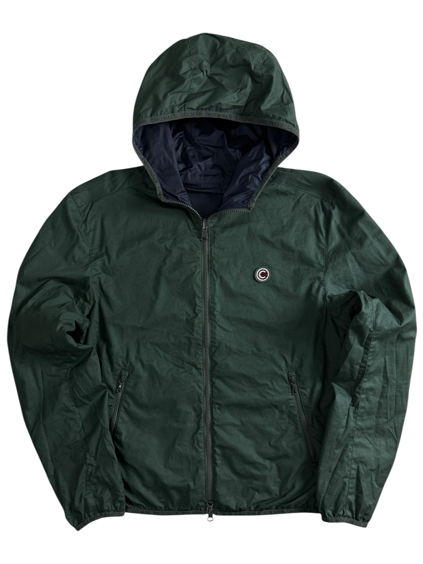 Veste Colmar marine / kaki taille S - Vue de dos