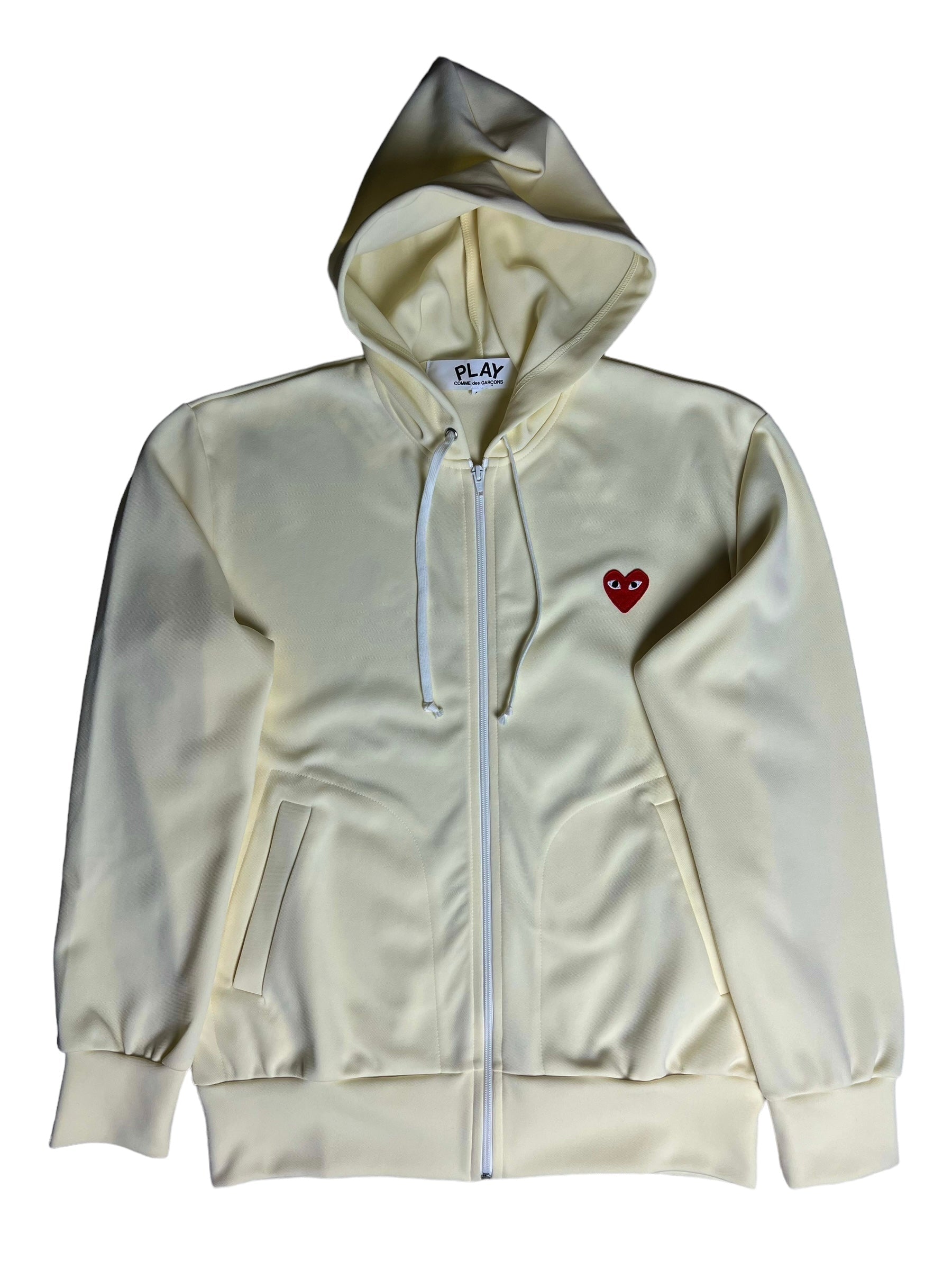 Gilet Comme Des Garçons Play jaune taille XL - Vue de face