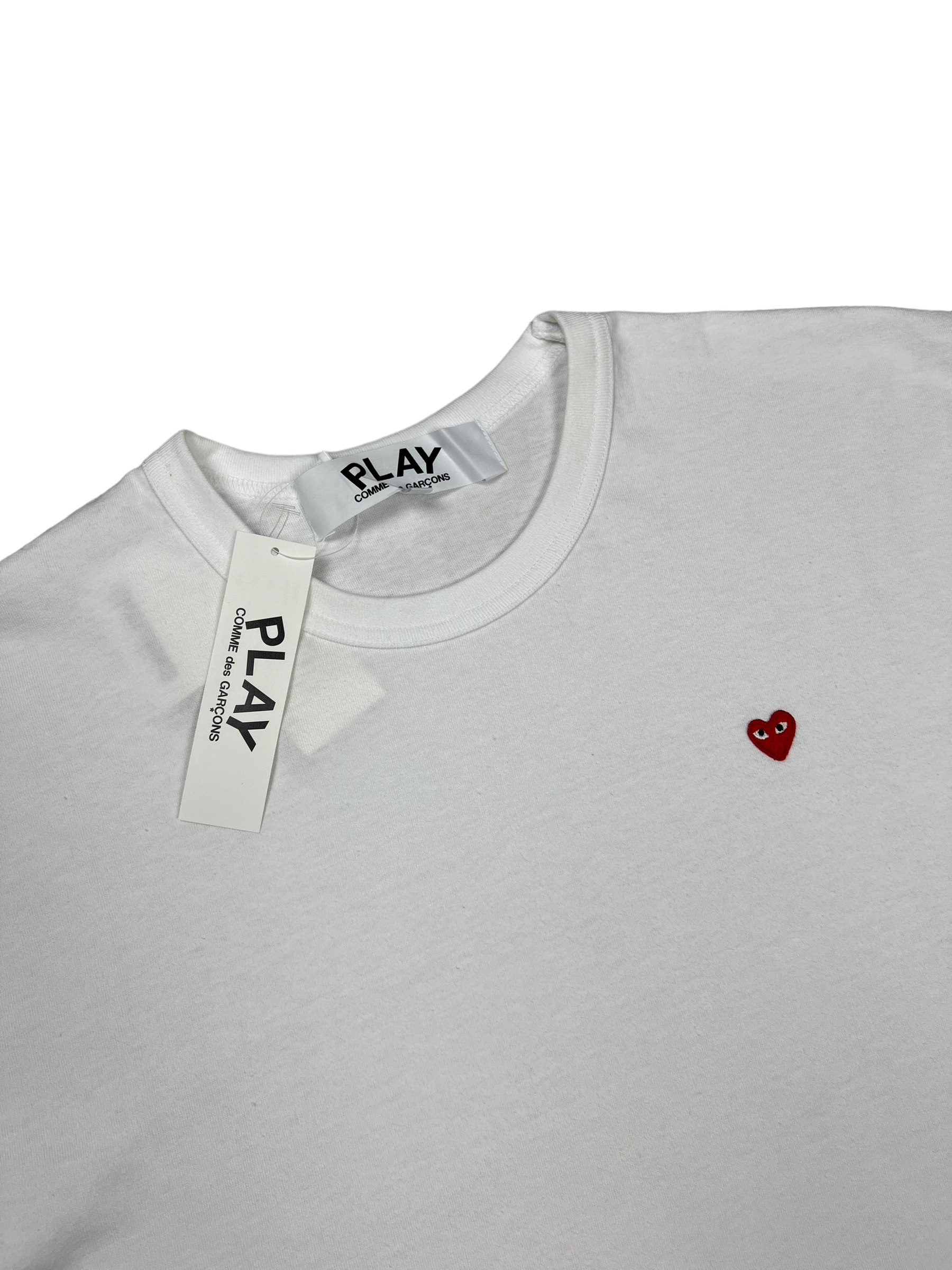 Veste Comme Des Garçons Play blanc taille XL - Détail