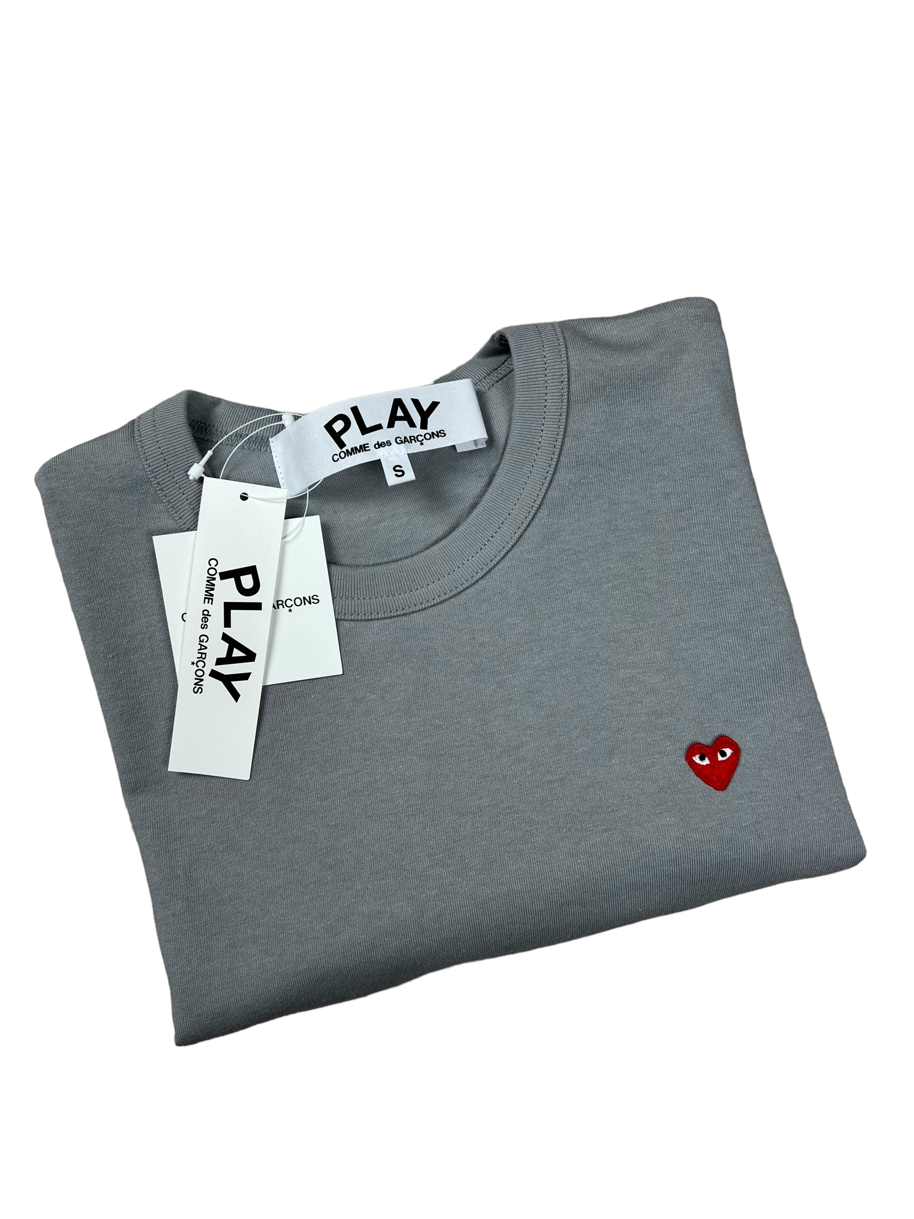 Veste Comme Des Garçons Play gris taille S - Vue de dos