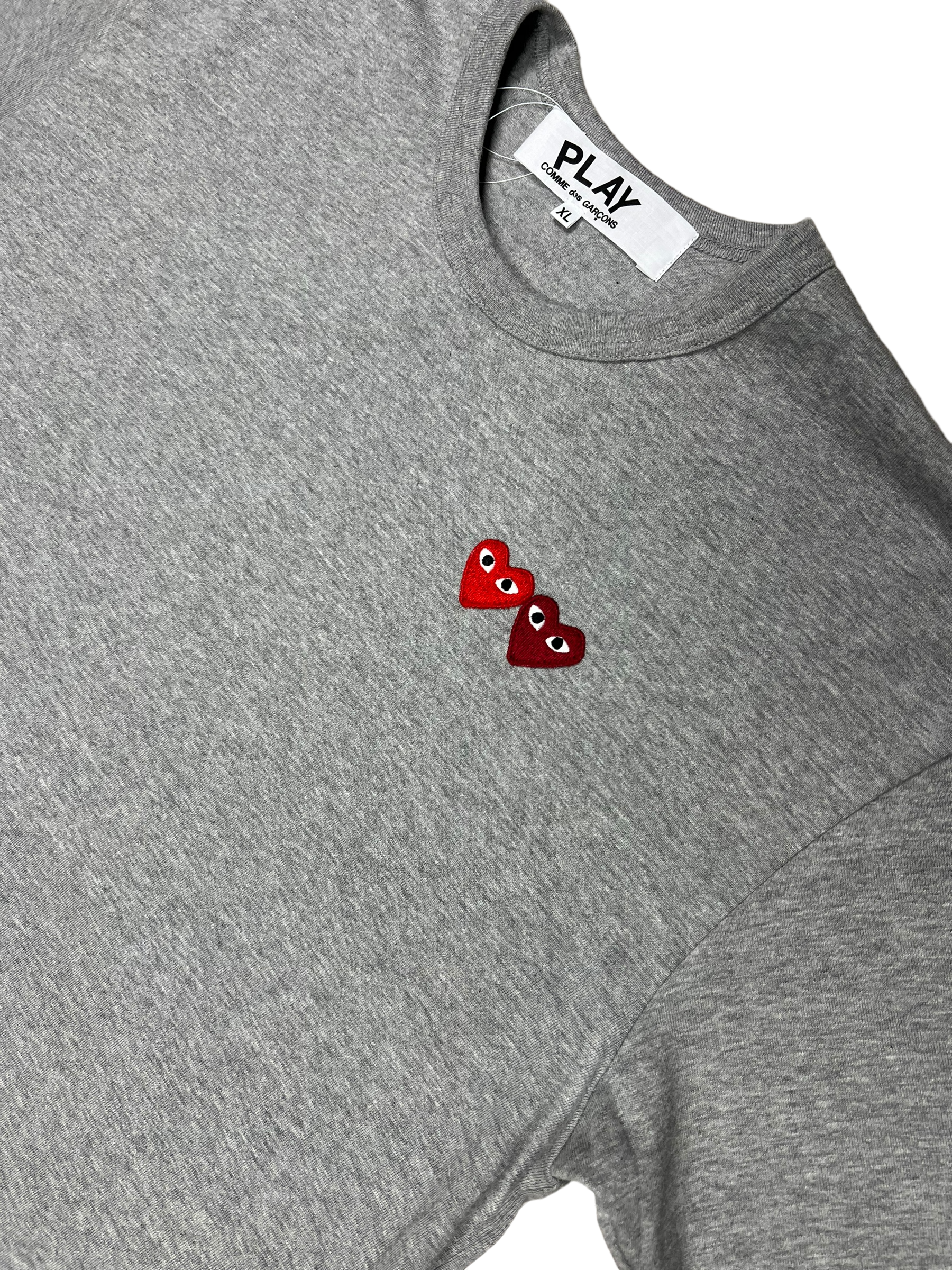 Veste Comme Des Garçons Play gris taille XL - Vue de dos