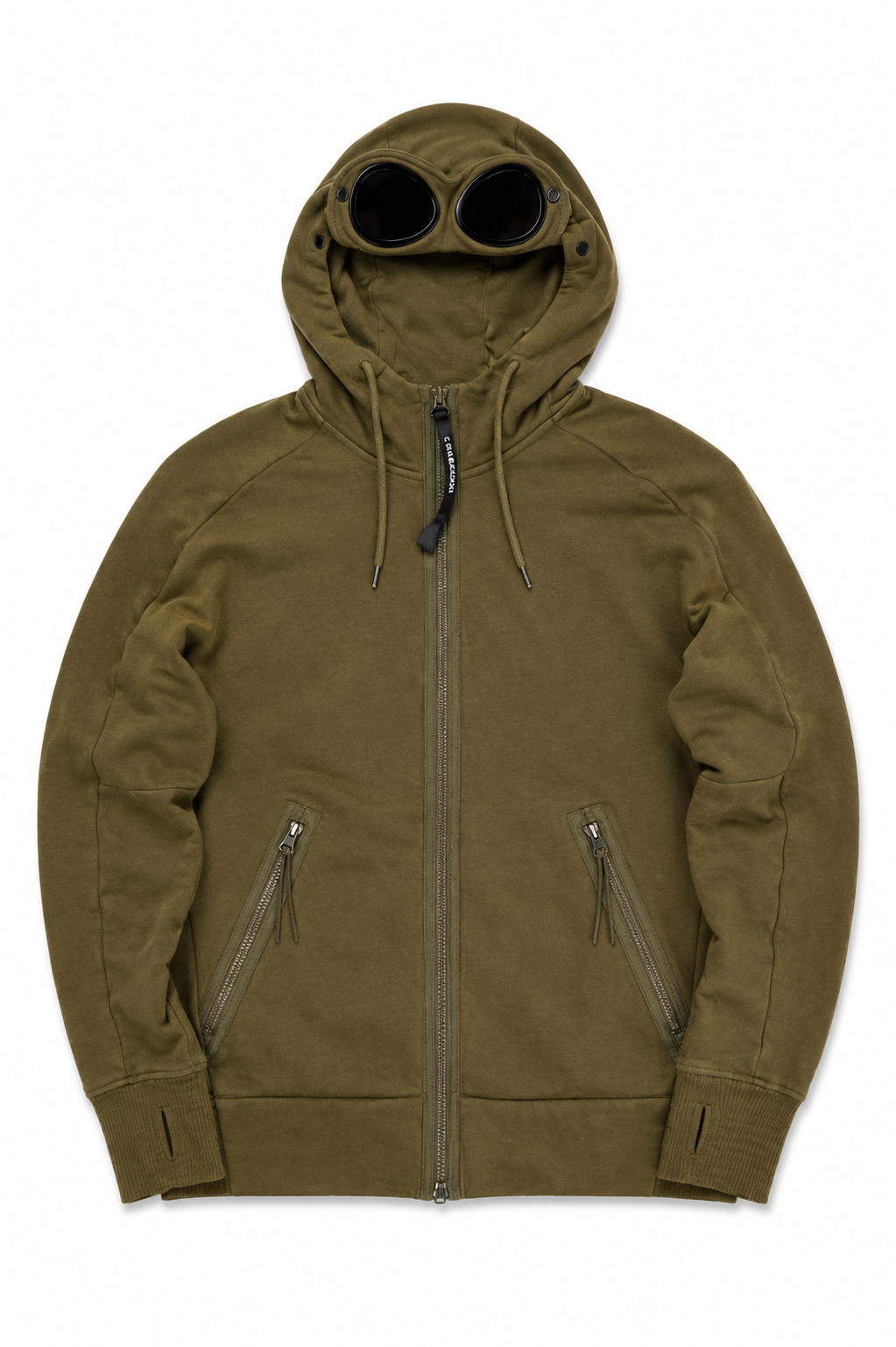 Gilet C.P Company Goggle Jacket kaki taille XS - vue 1/4