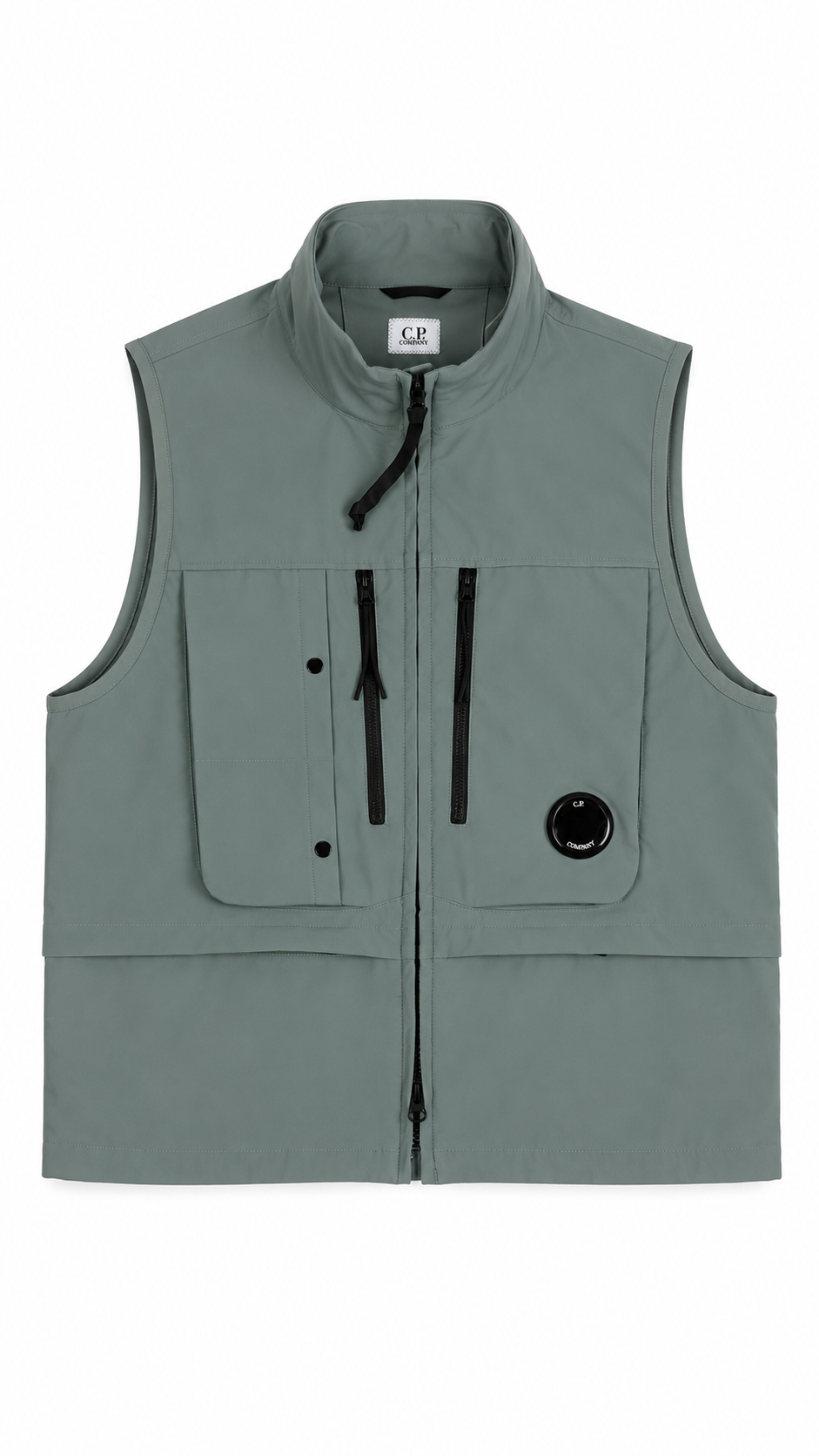Gilet C.P Company Shell-R kaki taille 44 - vue 1/5