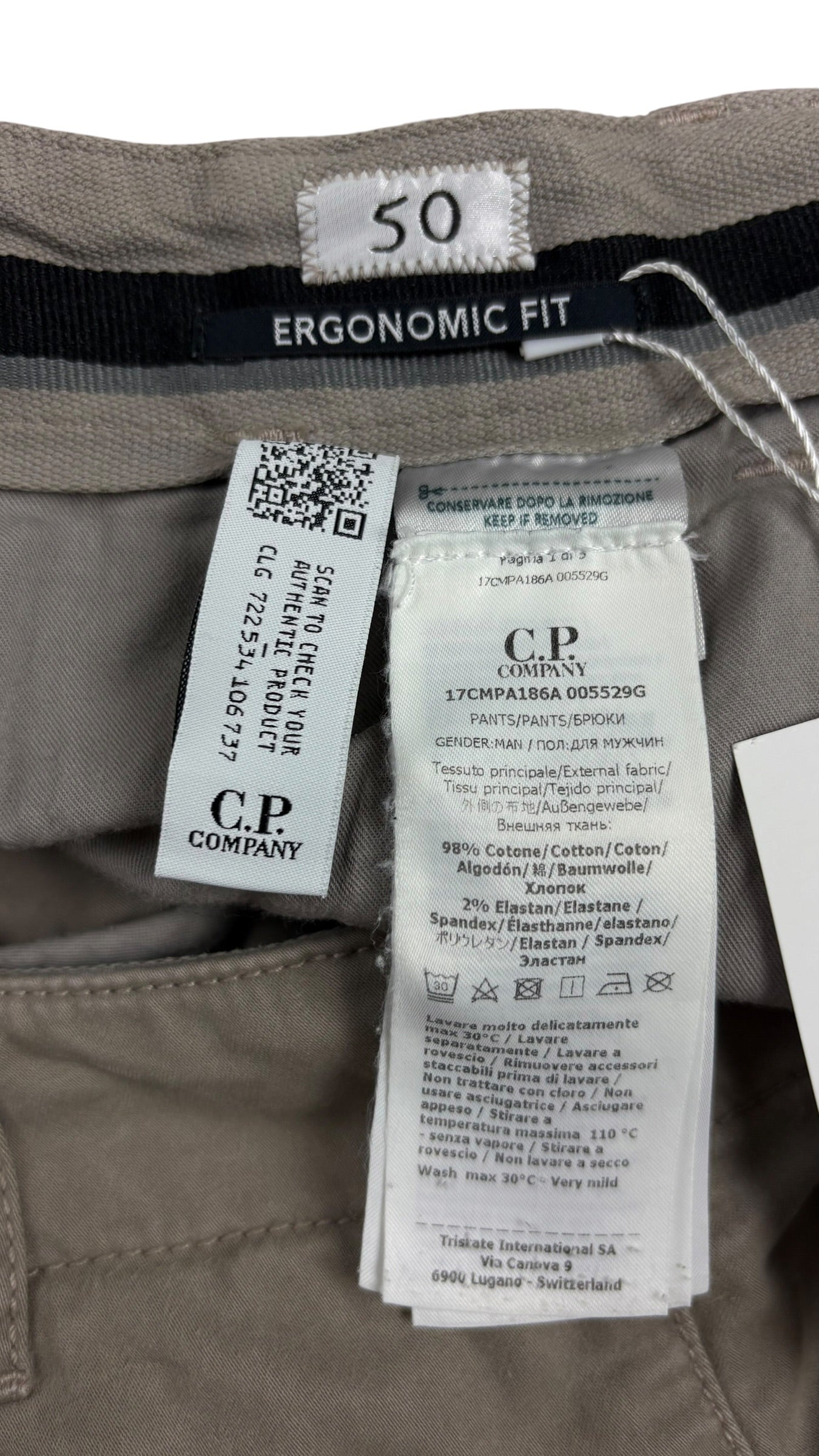 Pantalon Cargo C.P Company gris taille 50 - vue 6/6