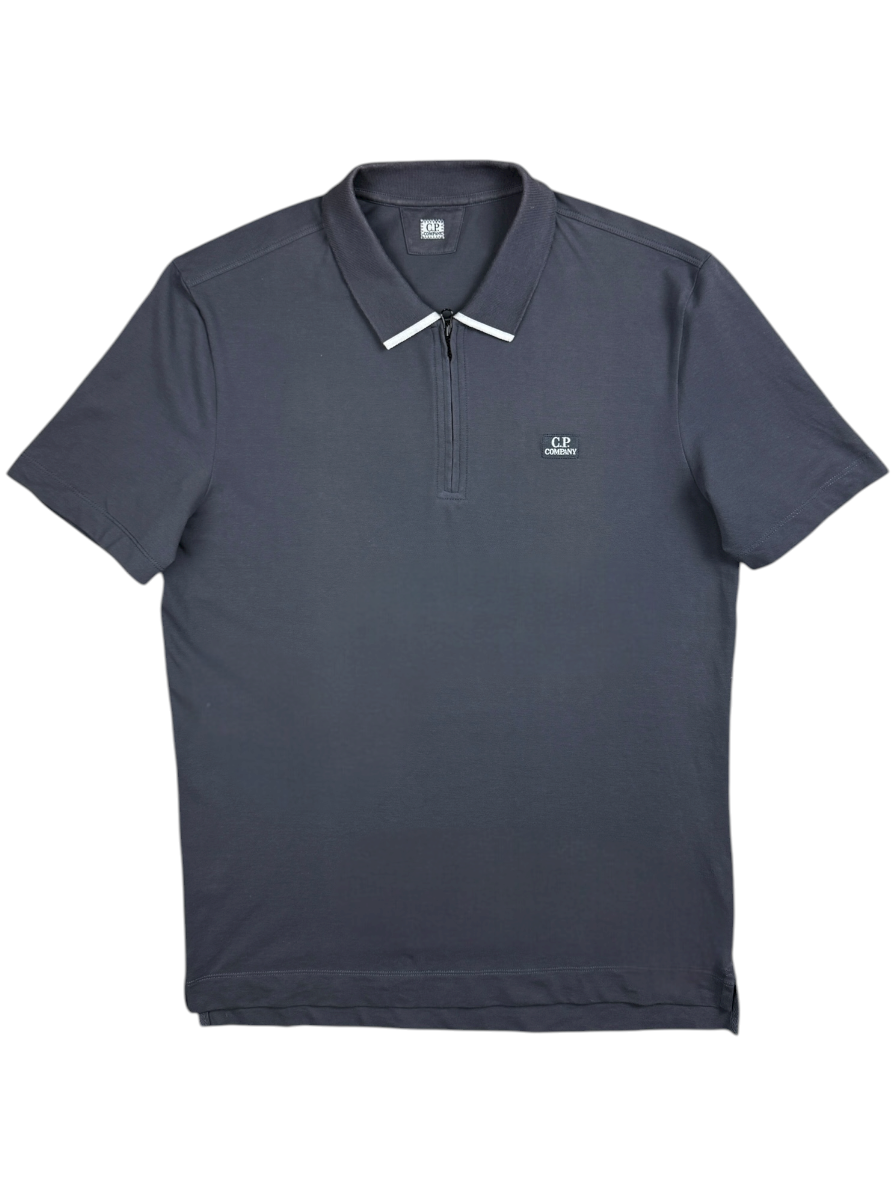 Polo CP Company gris taille L - Vue de face