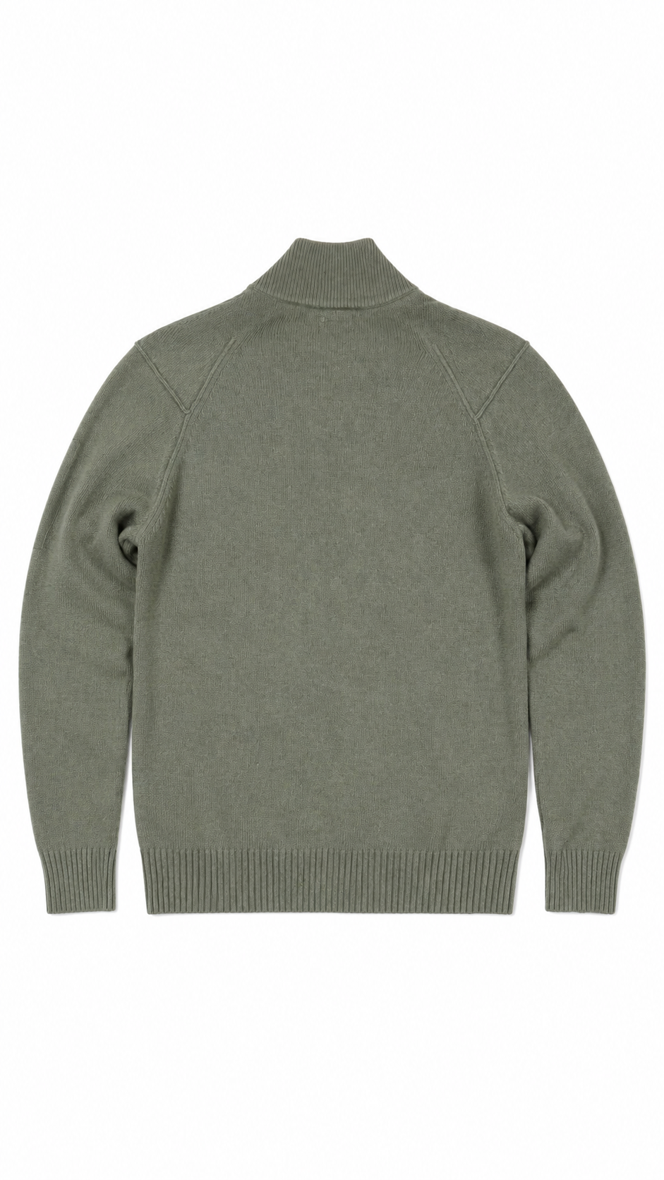 Pull zippé C.P Company kaki taille 52, vue de dos — vue 2