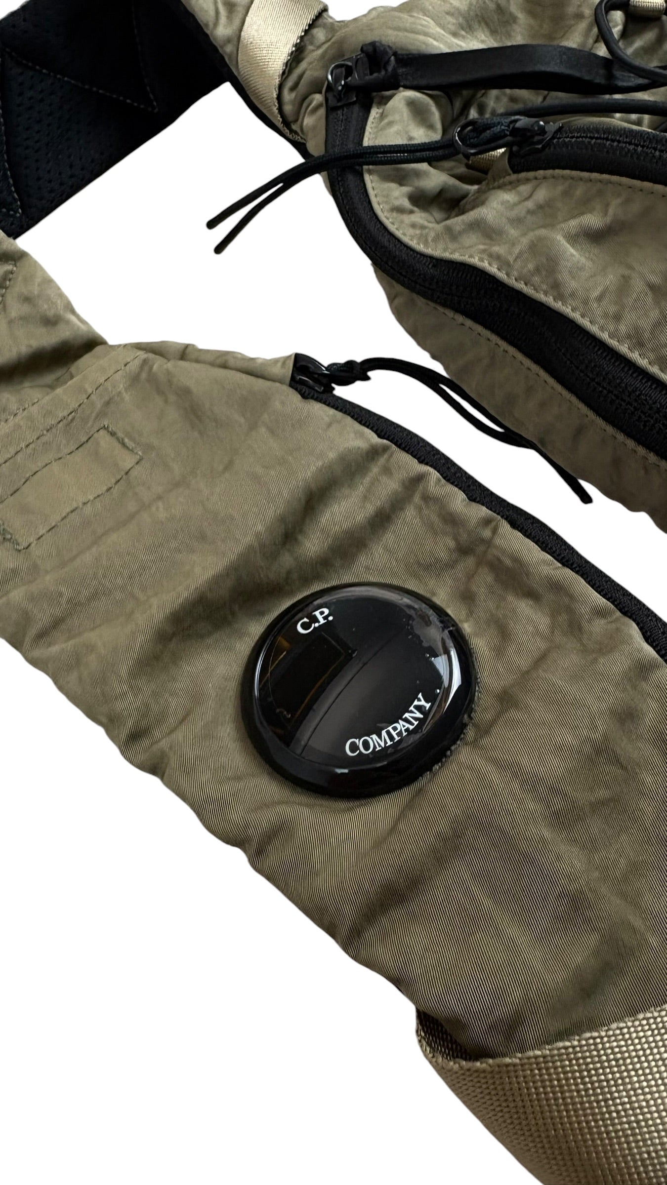 Sacoche bandoulière C.P Company Lens kaki taille unique - vue 3/5