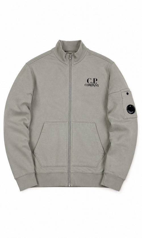 Sweat Zippé C.P. Company Undersixteen - Beige - Taille 14 Ans