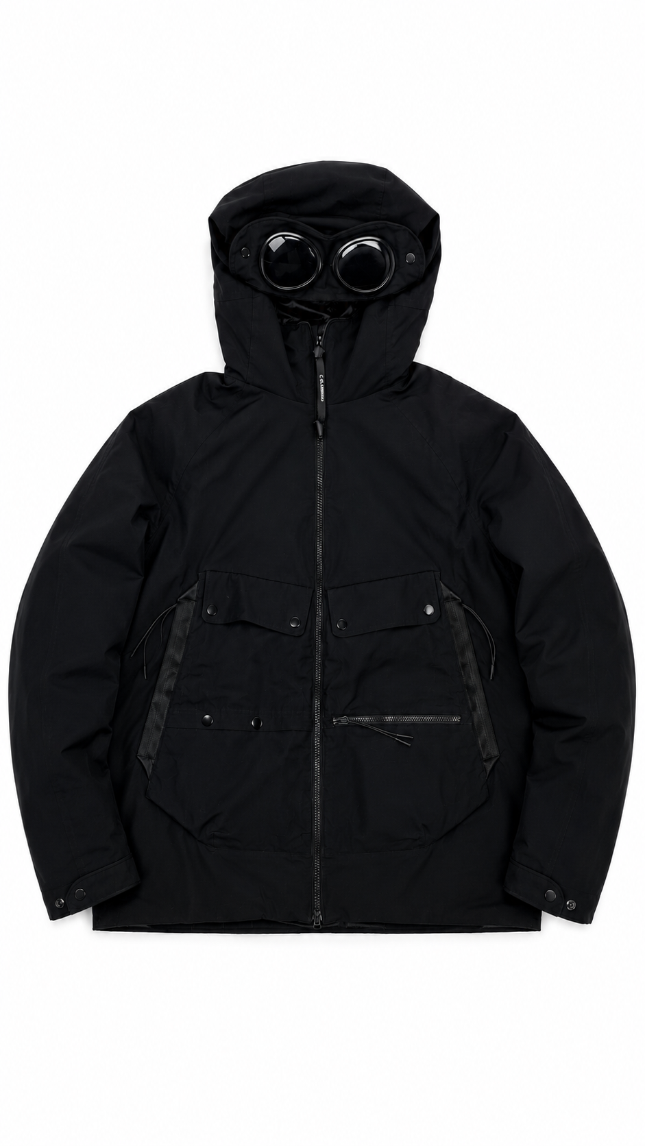 Veste C.P Company Pro-Tek Goggle Jacket noir taille 14 ans - vue 1/6